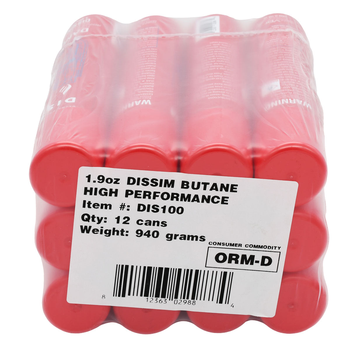 Dissim Ultra Premium Butane 1.9 OZ (12 Cans)