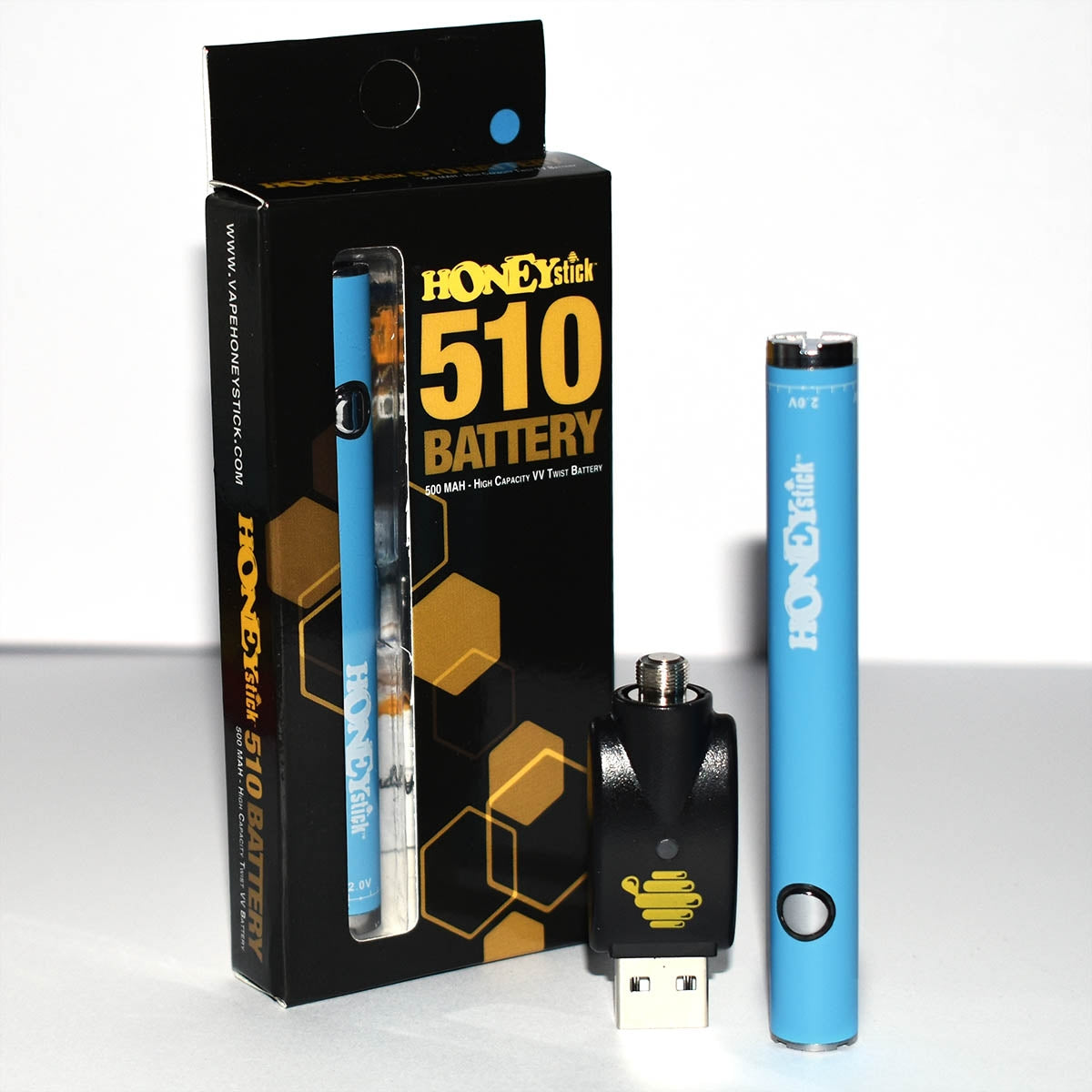 HoneyStick Twist 510 Vape Pen Battery - 8 Colors