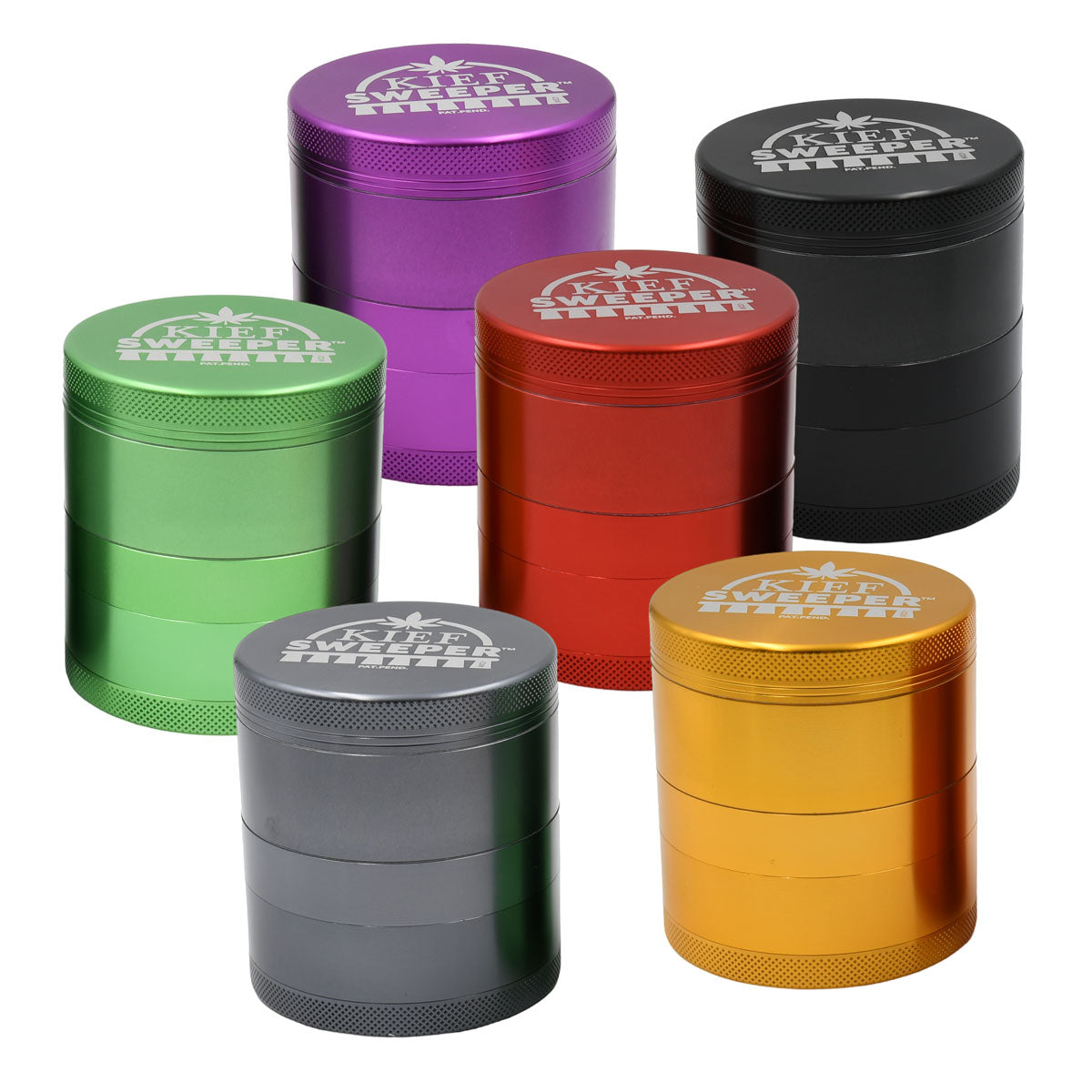 5PCS Herb Grinder - Kief Sweeper (POP 6 units)