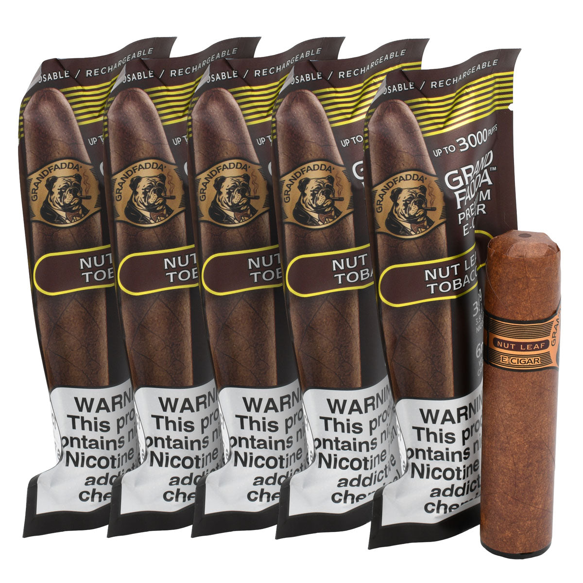 Nut Leaf E-Cigar 5-Pack