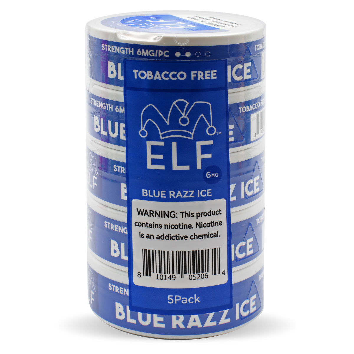 Blue Razz Ice Nic Pouches  5 Pack