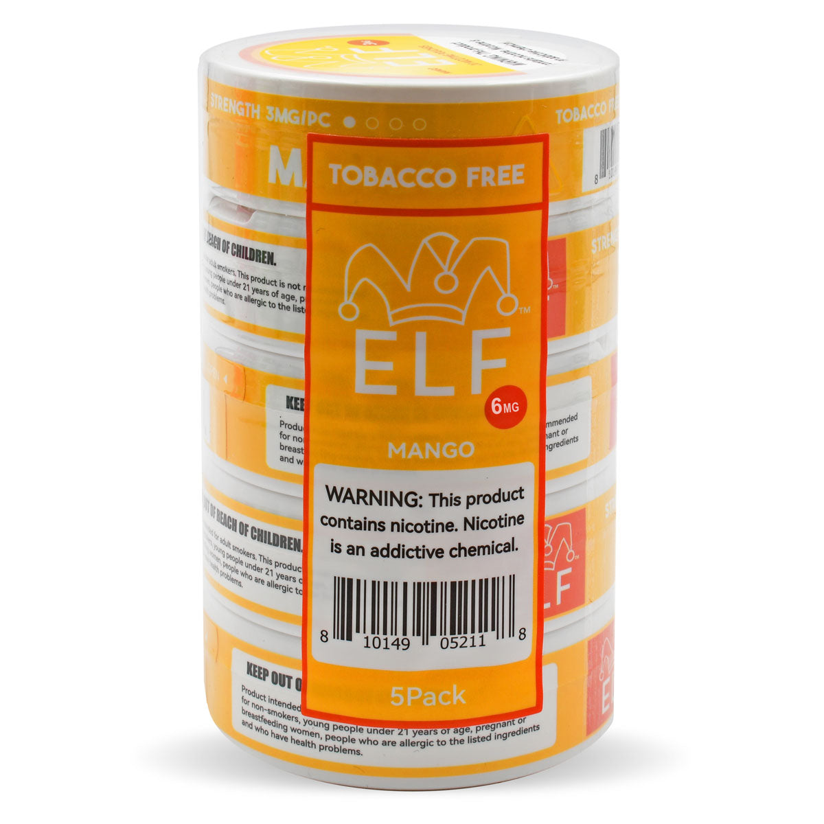 Mango Nic Pouches  5 Pack