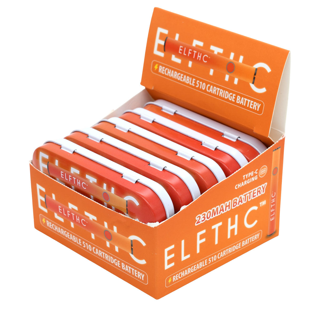 Elf THC Rechargeable 510 Stick Battery 10 PCS Brick