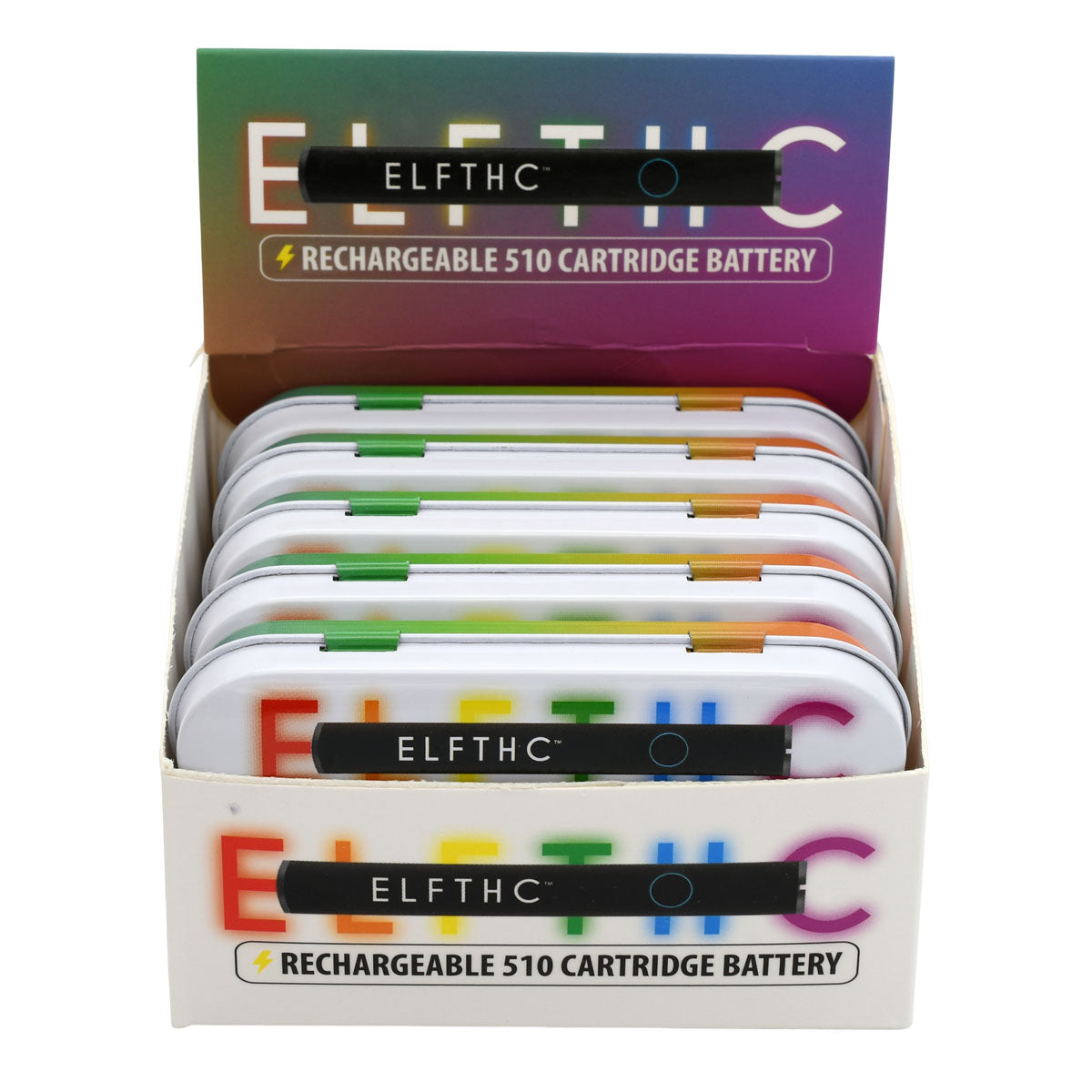 Elf THC Rechargeable 510 Stick Battery 10 PCS Brick