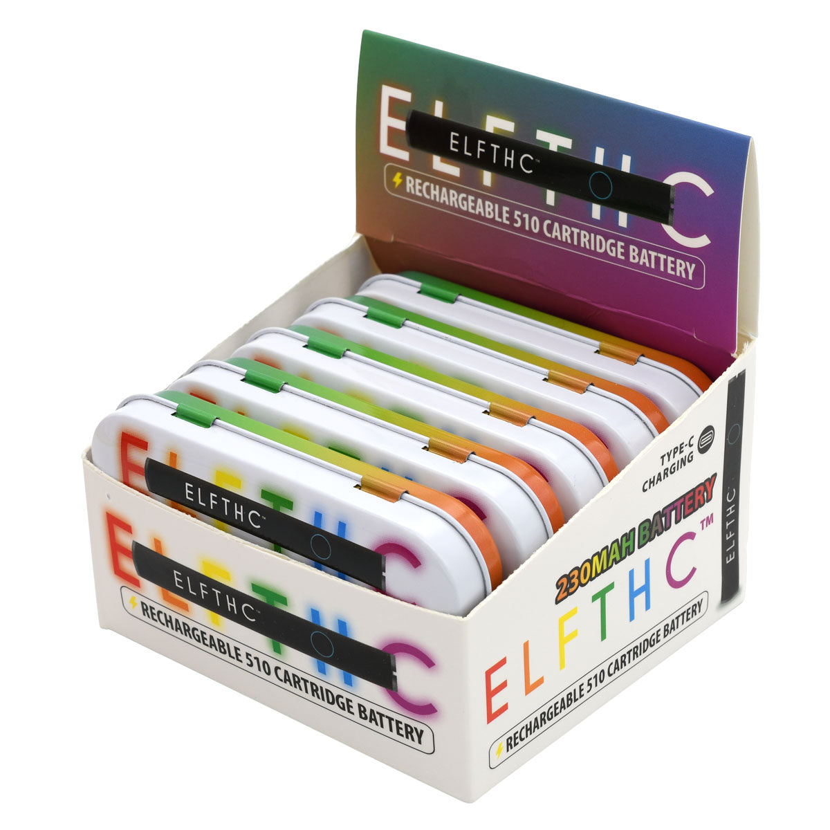 Elf THC Rechargeable 510 Stick Battery 10 PCS Brick