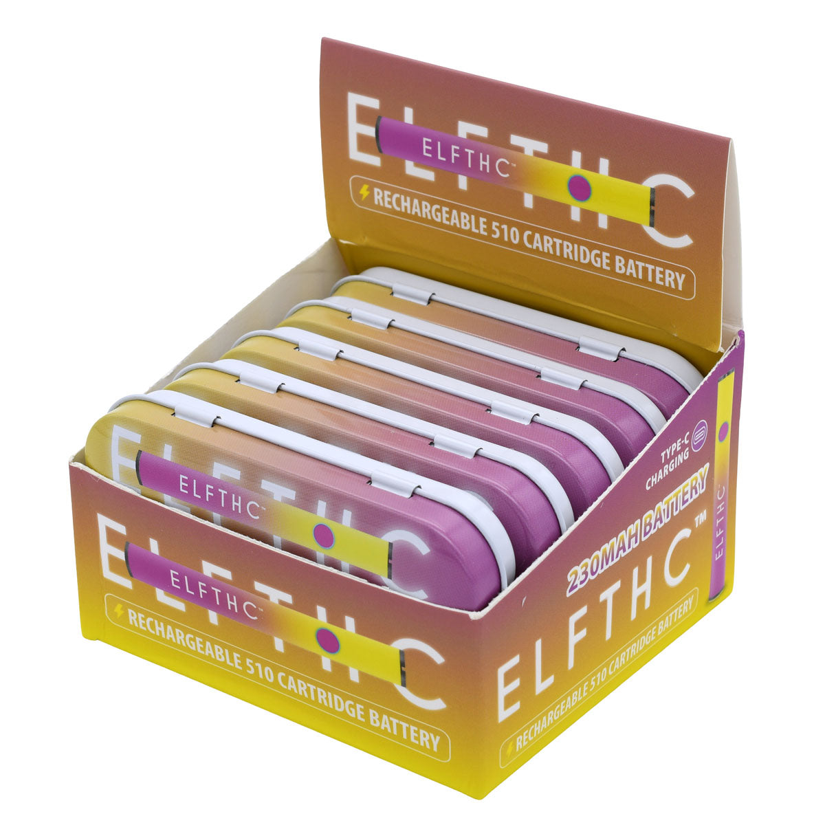Elf THC Rechargeable 510 Stick Battery 10 PCS Brick