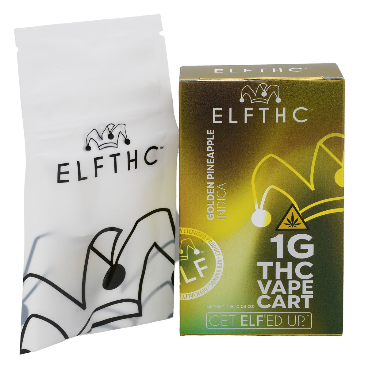 Elf THC 1G Oil Prefilled Cartridges 5 PACK