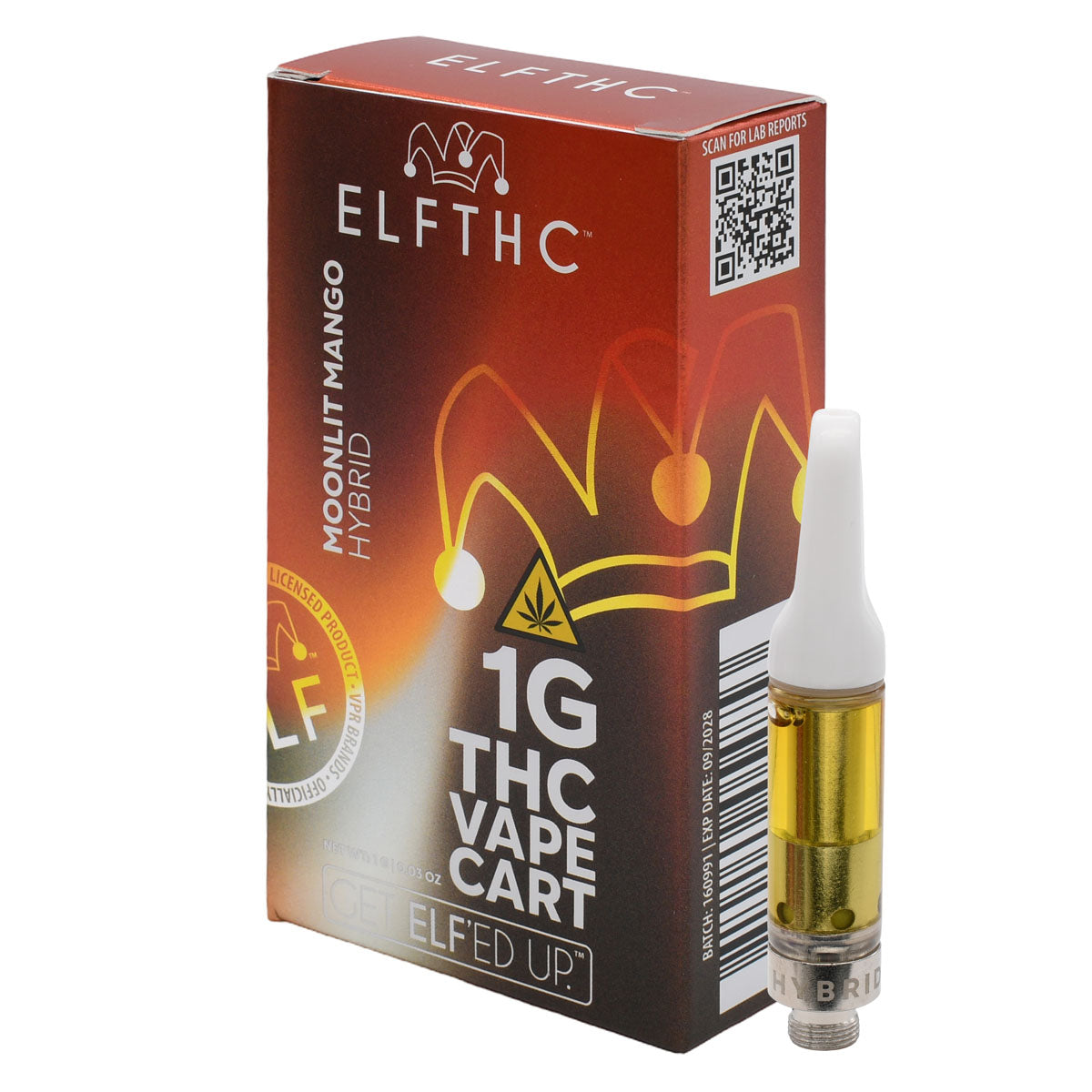 Elf THC 1G Oil Prefilled Cartridges 5 PACK