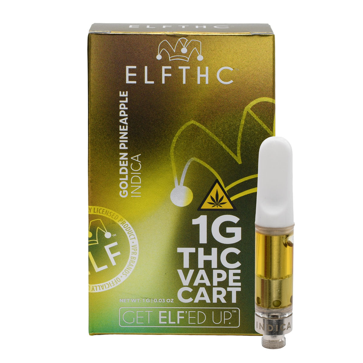 Elf THC 1G Oil Prefilled Cartridges 5 PACK