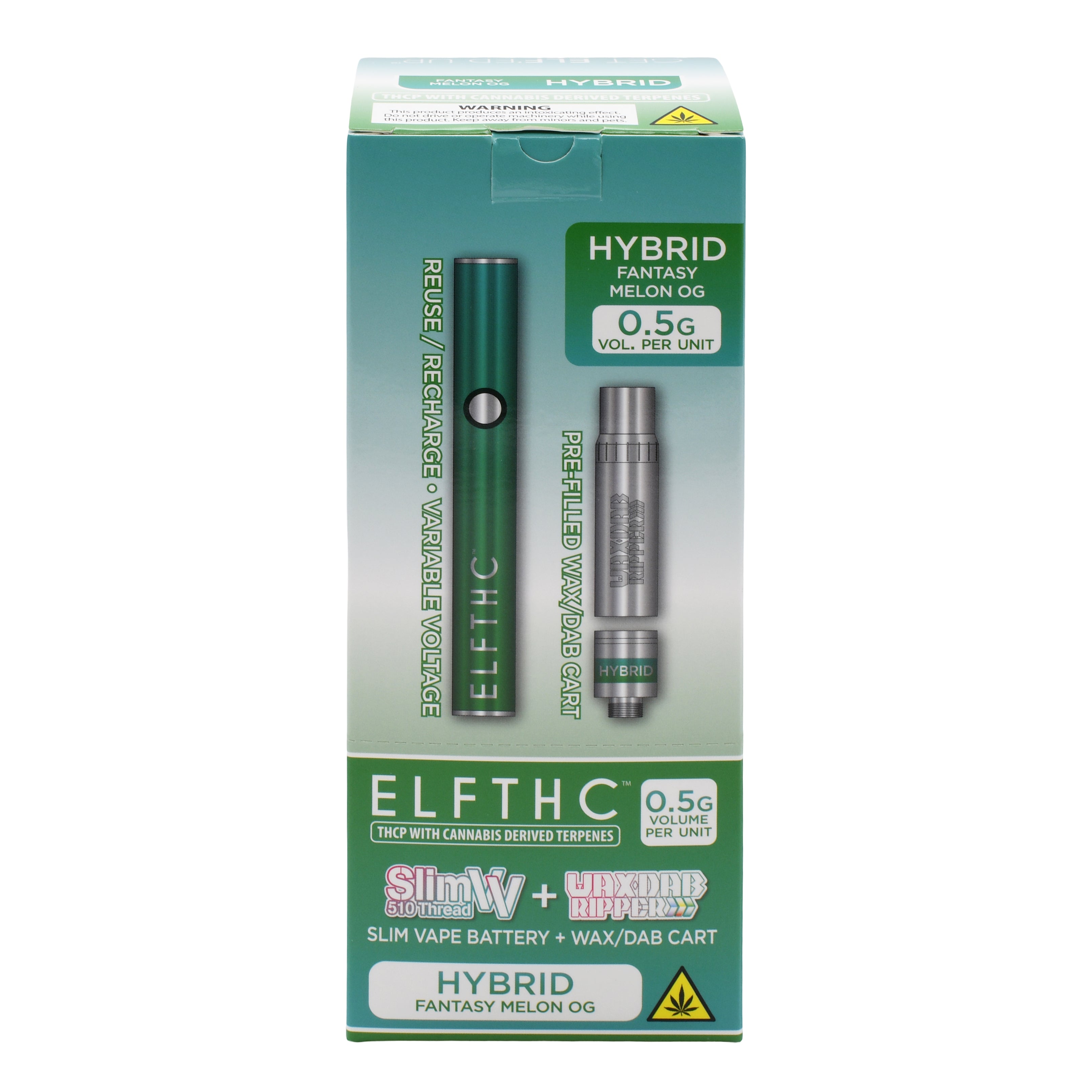 Elf THC Slim VV Dab Pen - 5 PACK