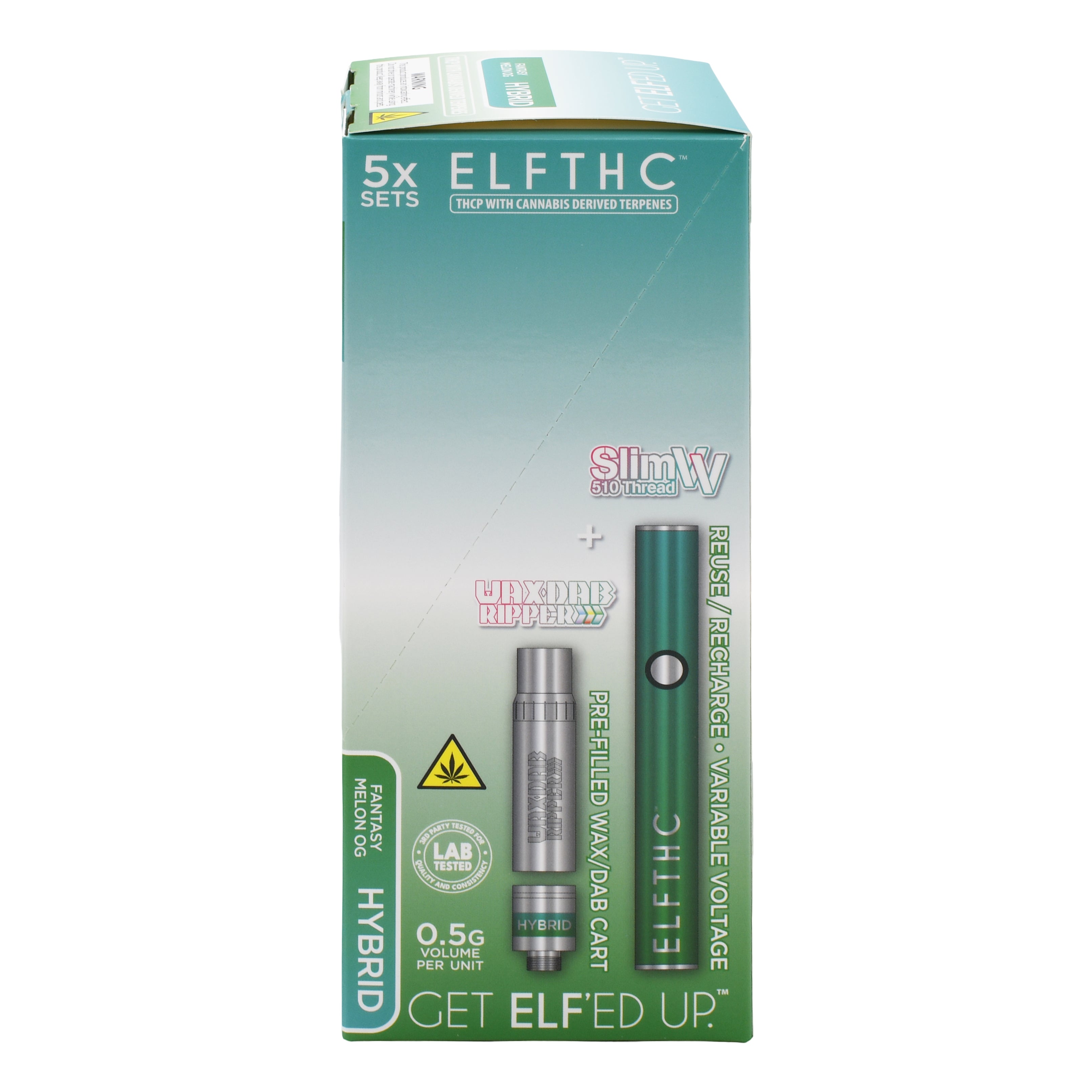 Elf THC Slim VV Dab Pen - 5 PACK