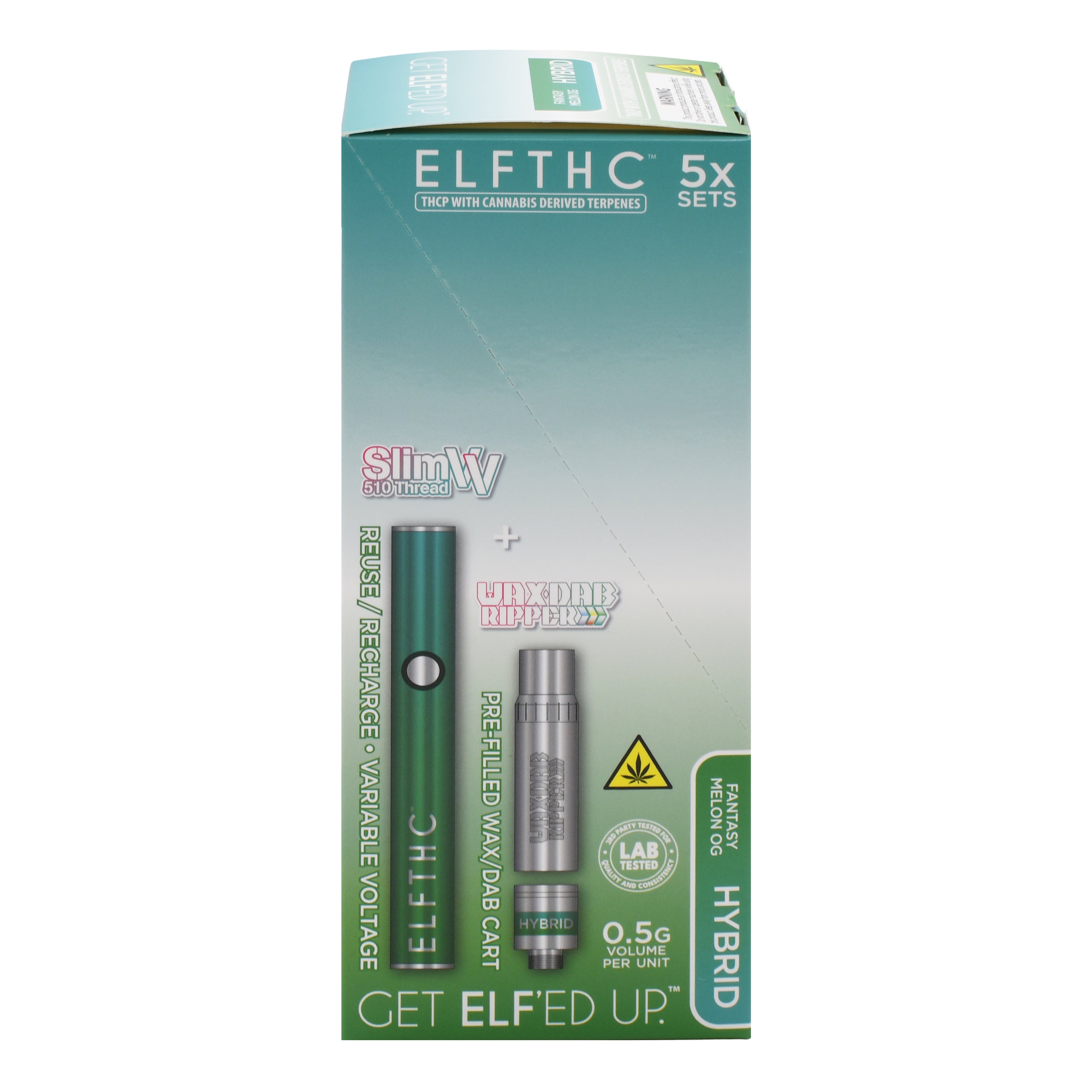 Elf THC Slim VV Dab Pen - 5 PACK