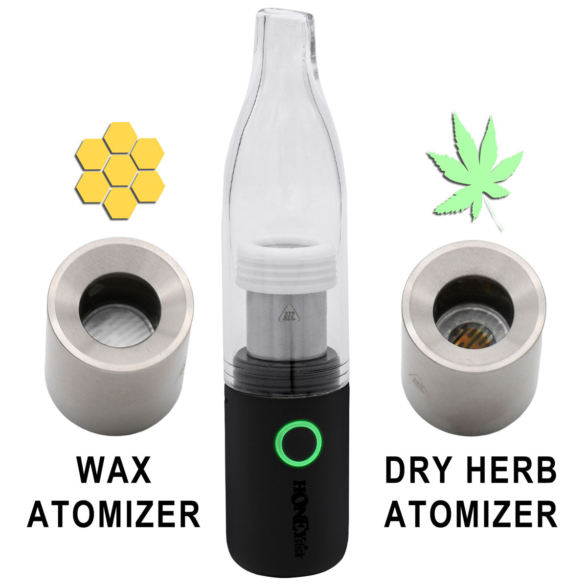 Lil Ripper E-Rig by HoneyStick – Portable Wax & Dry Herb Vaporizer
