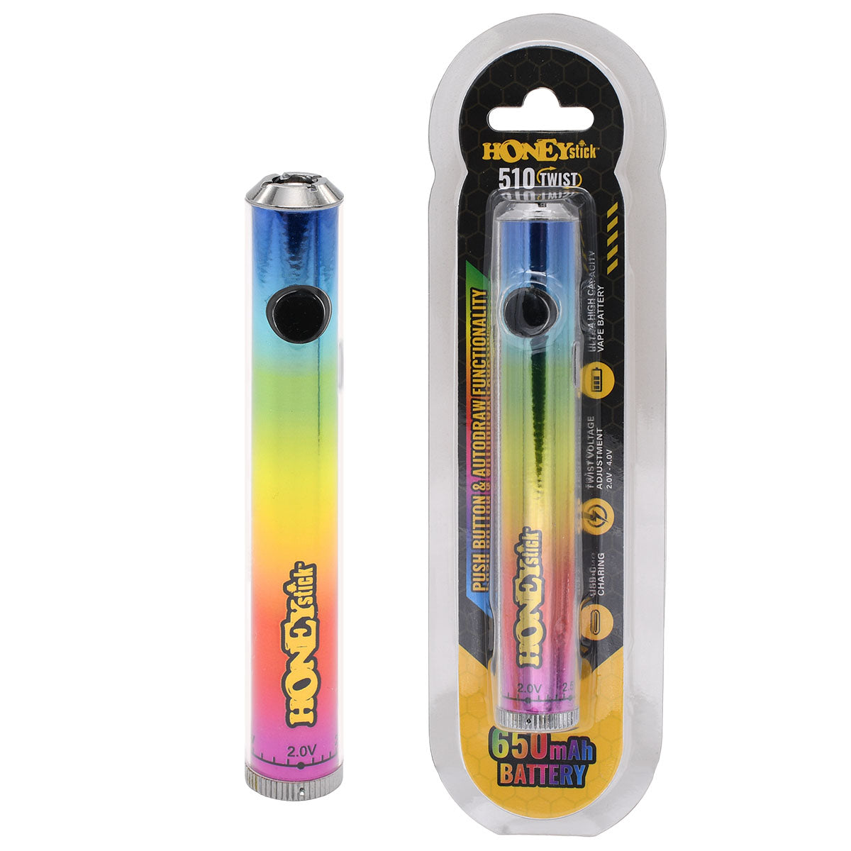 Designer Twist 510 Cartridge Battery - 15PCS