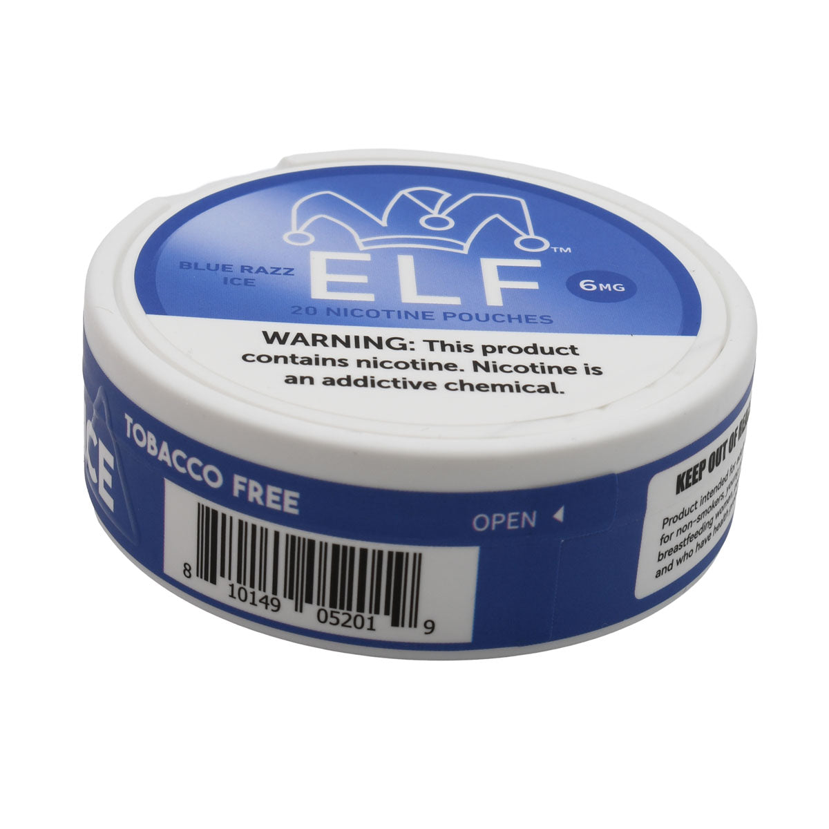 Blue Razz Ice Nic Pouches  5 Pack