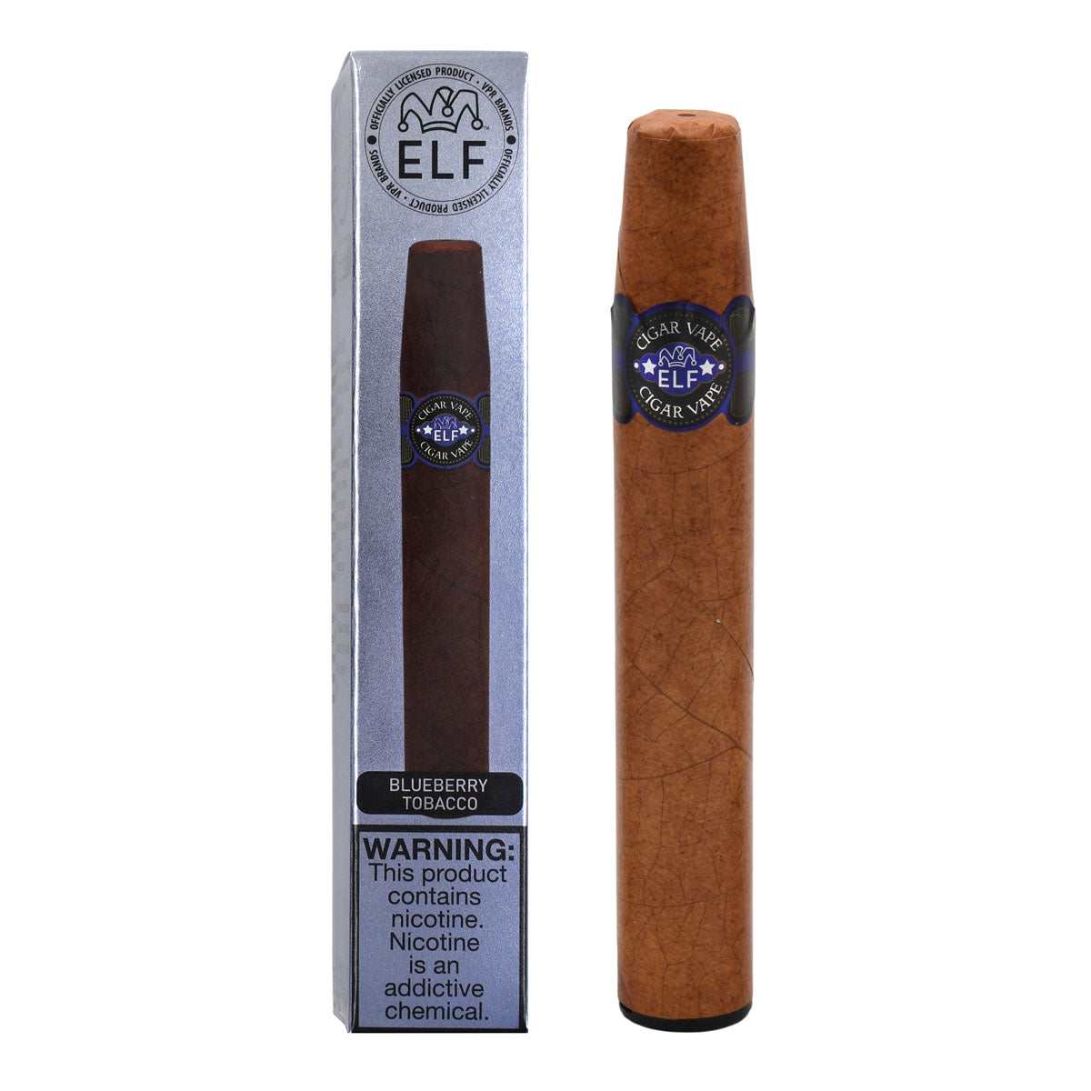 Blueberry Tobacco - Elf Cigar Vape Disposable - 15PCS POP