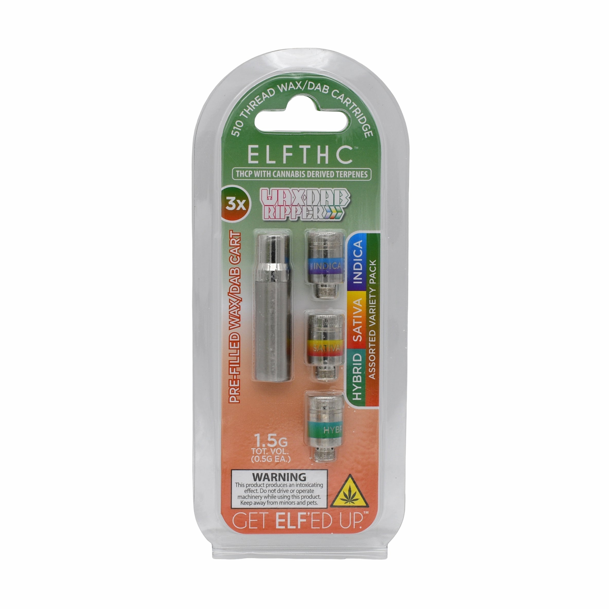 Elf THC Ripper Prefilled Dab Cartridge - 5 PACK