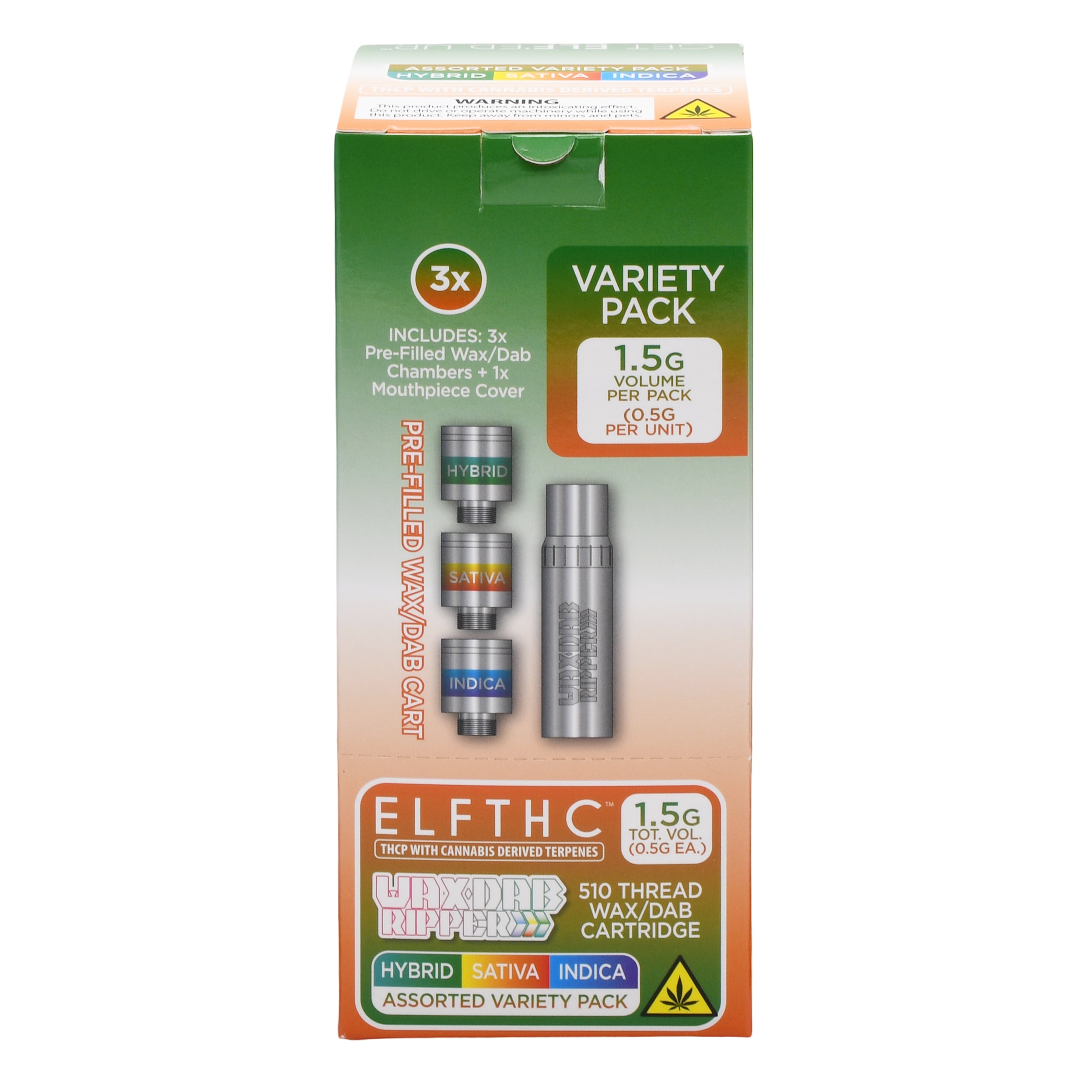 Elf THC Ripper Prefilled Dab Cartridge - 5 PACK