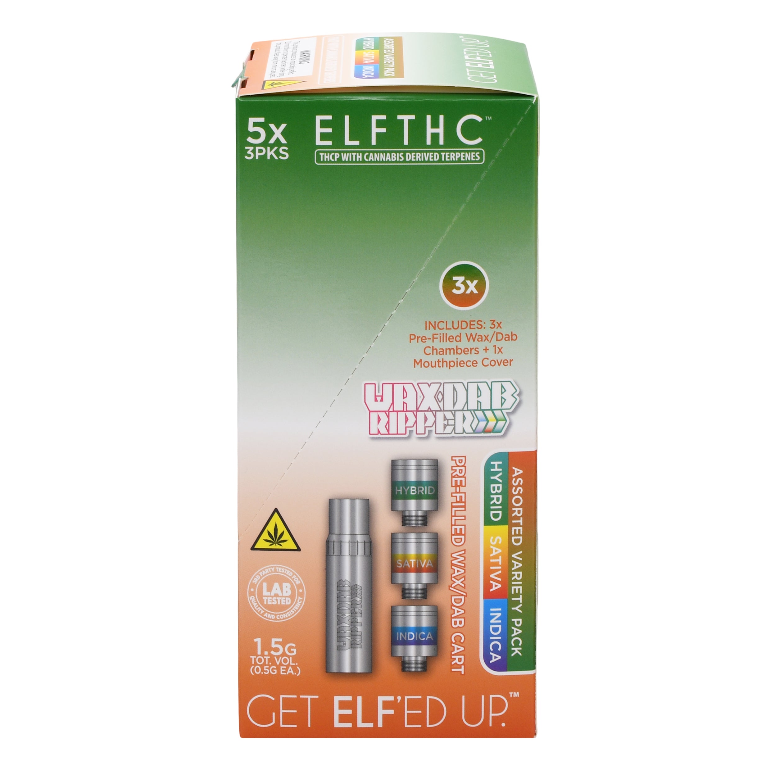 Elf THC Ripper Prefilled Dab Cartridge - 5 PACK