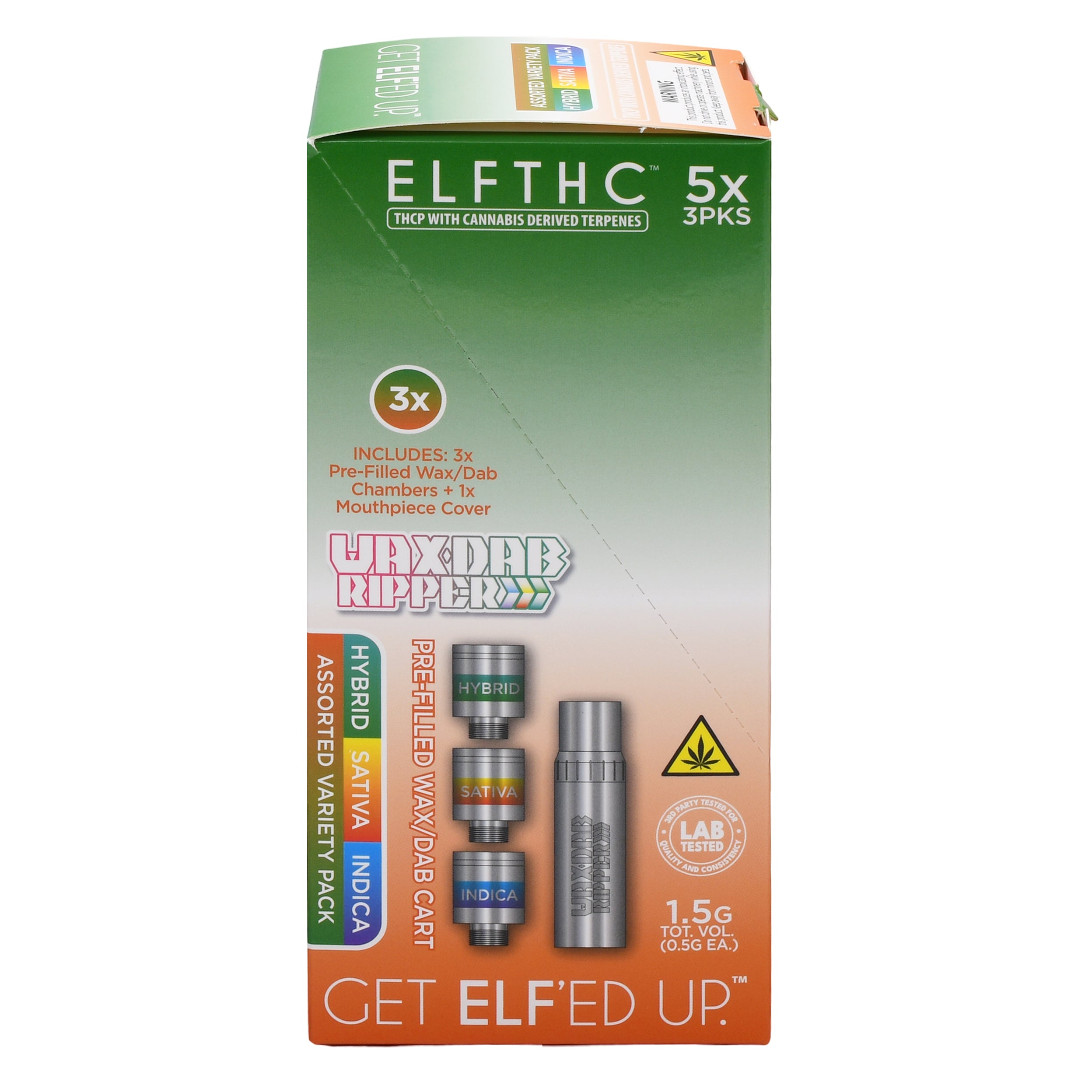 Elf THC Ripper Prefilled Dab Cartridge - 5 PACK