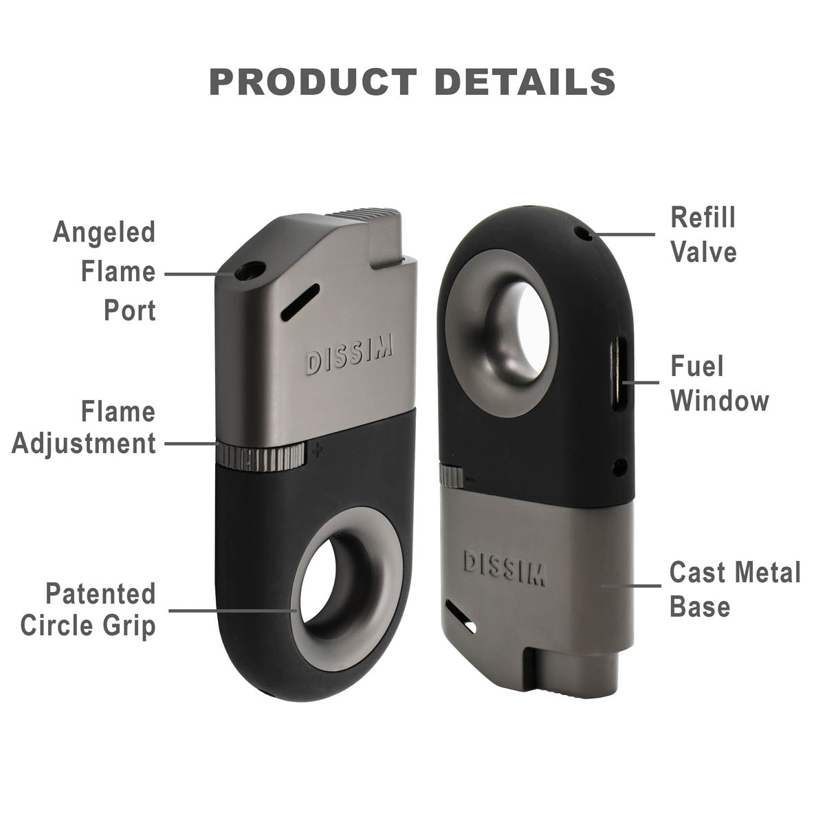 Dissim Inverted Butane Lighter