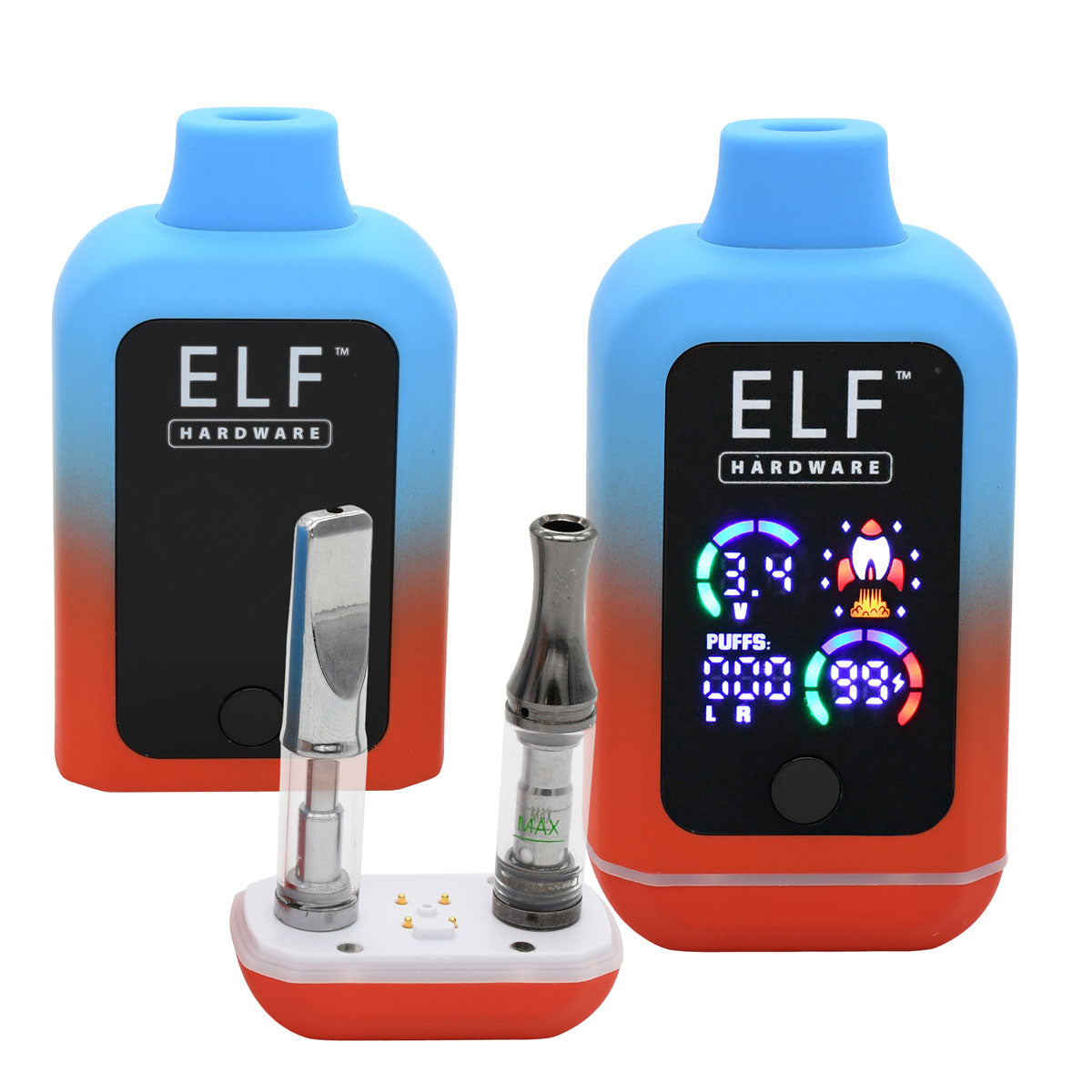 Elf Canndual Extreme - Conceal Dual 510 Cart Battery 10 PCS POP