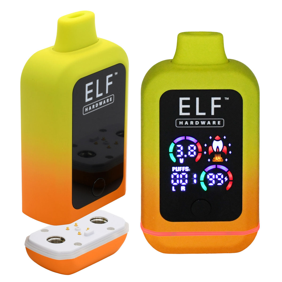 Elf Canndual Extreme - Conceal Dual 510 Cart Battery 10 PCS POP