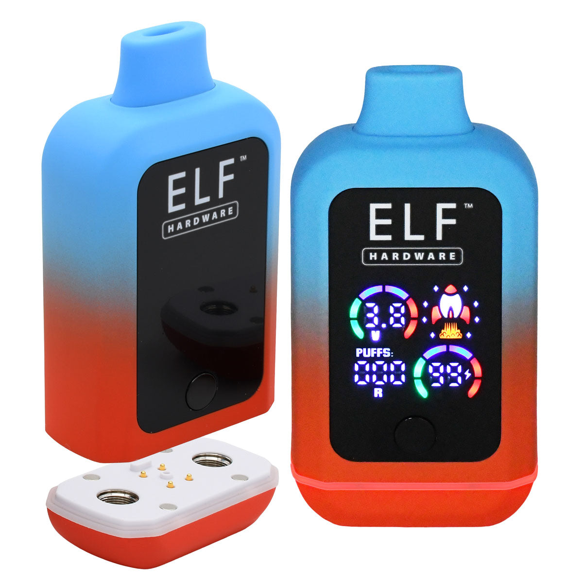 Elf Canndual Extreme - Conceal Dual 510 Cart Battery 10 PCS POP