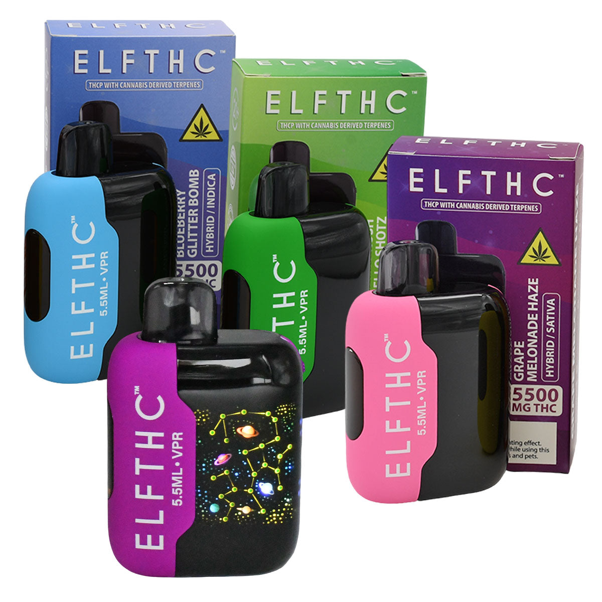 Elf THC Vape 5500 - 5 PACK
