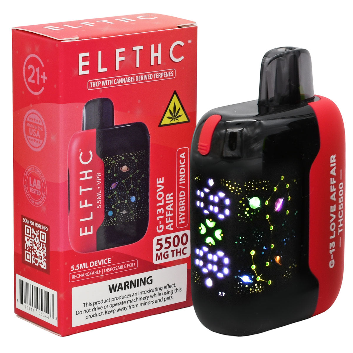 Elf THC Vape 5500 - 5 PACK