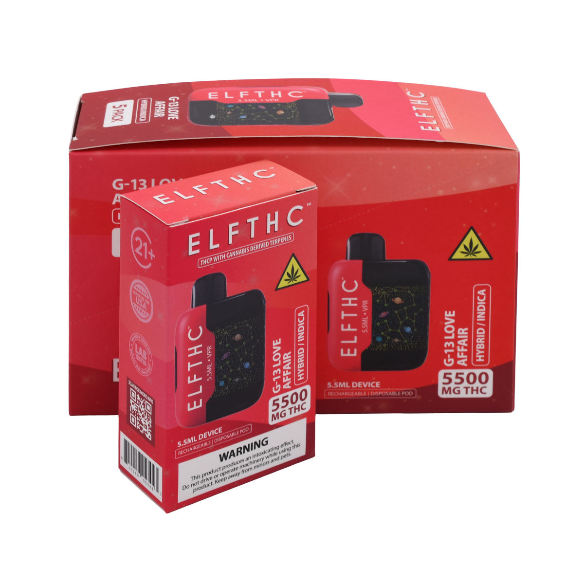 Elf THC Vape 5500 - 5 PACK