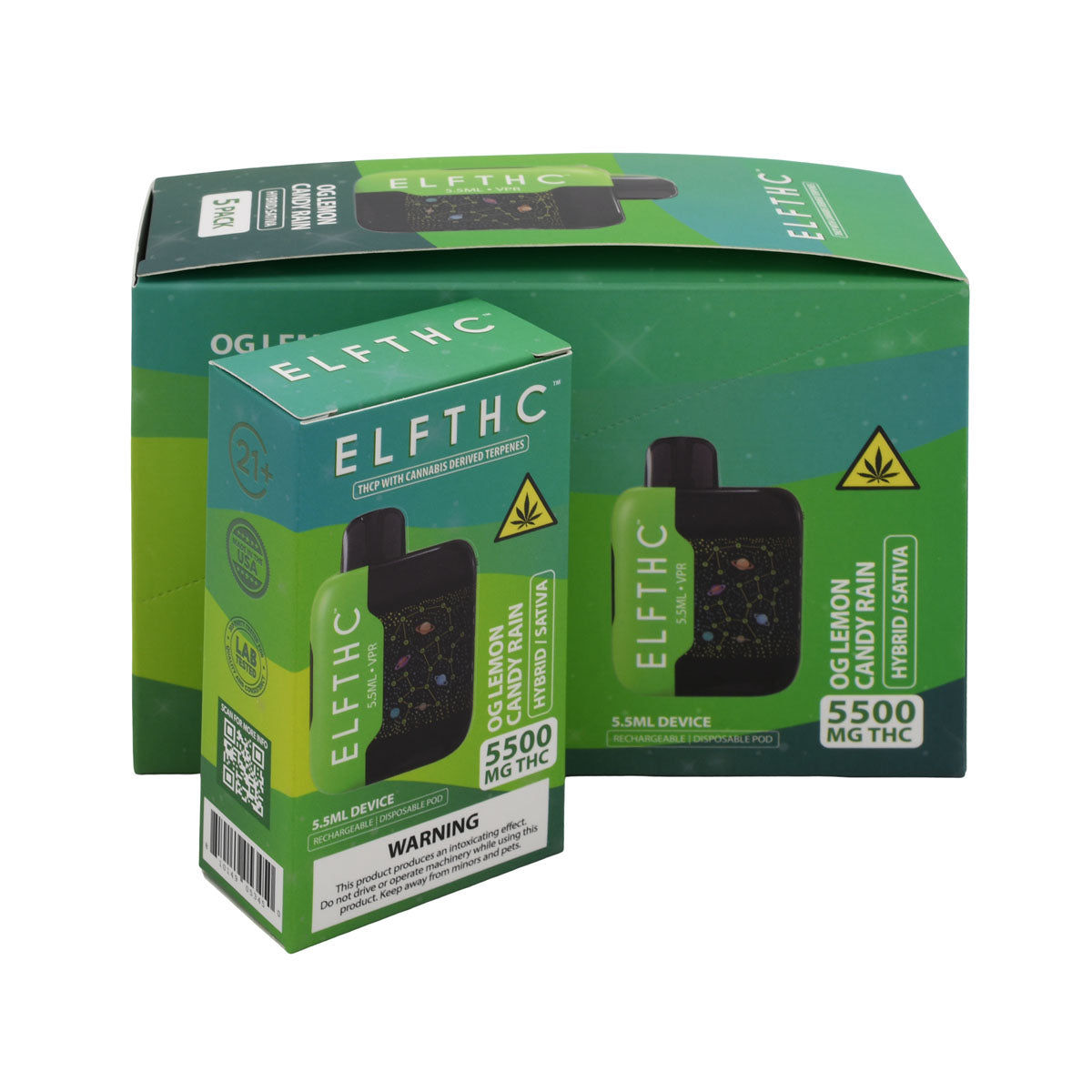 Elf THC Vape 5500 - 5 PACK