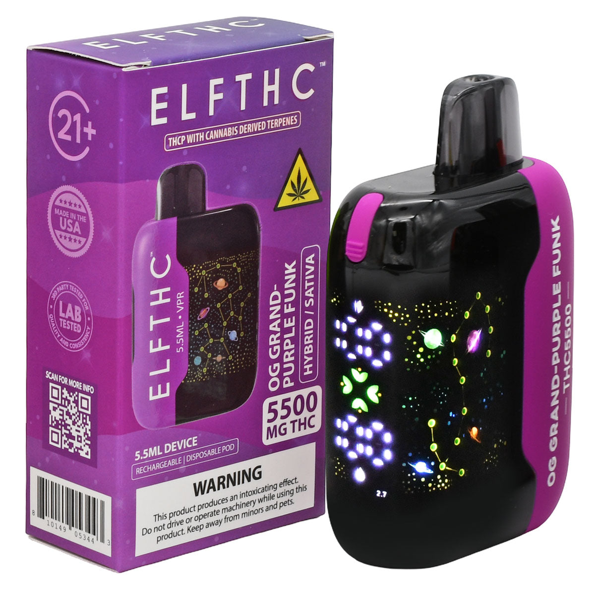 Elf THC Vape 5500 - 5 PACK