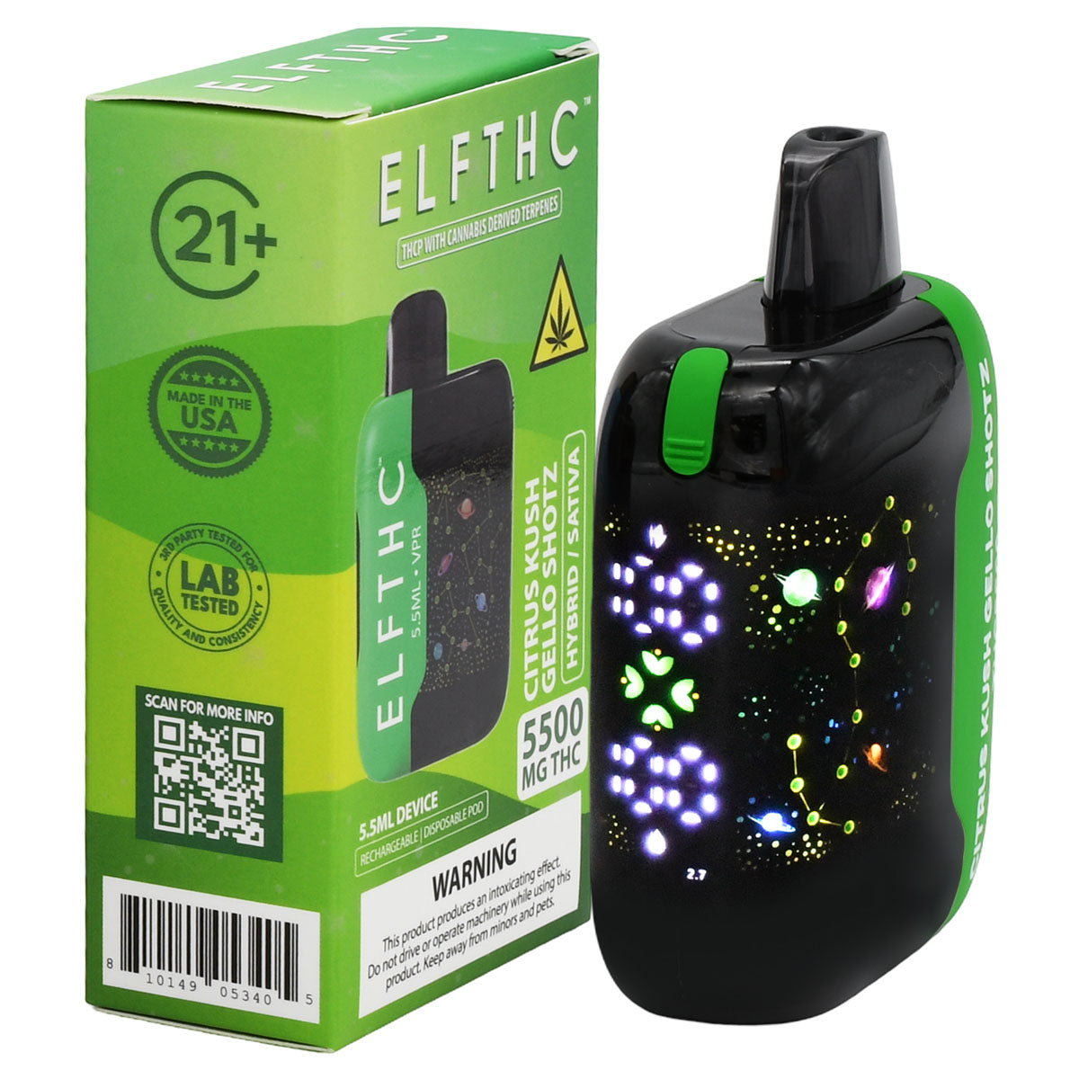Elf THC Vape 5500 - 5 PACK