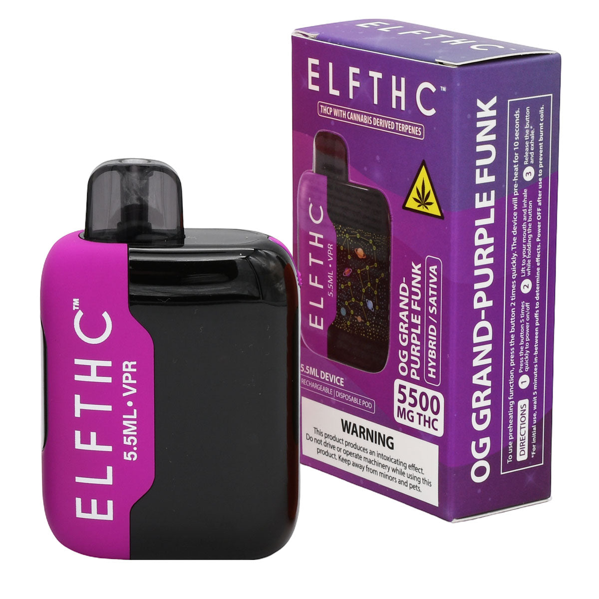 Elf THC Vape 5500 - 5 PACK