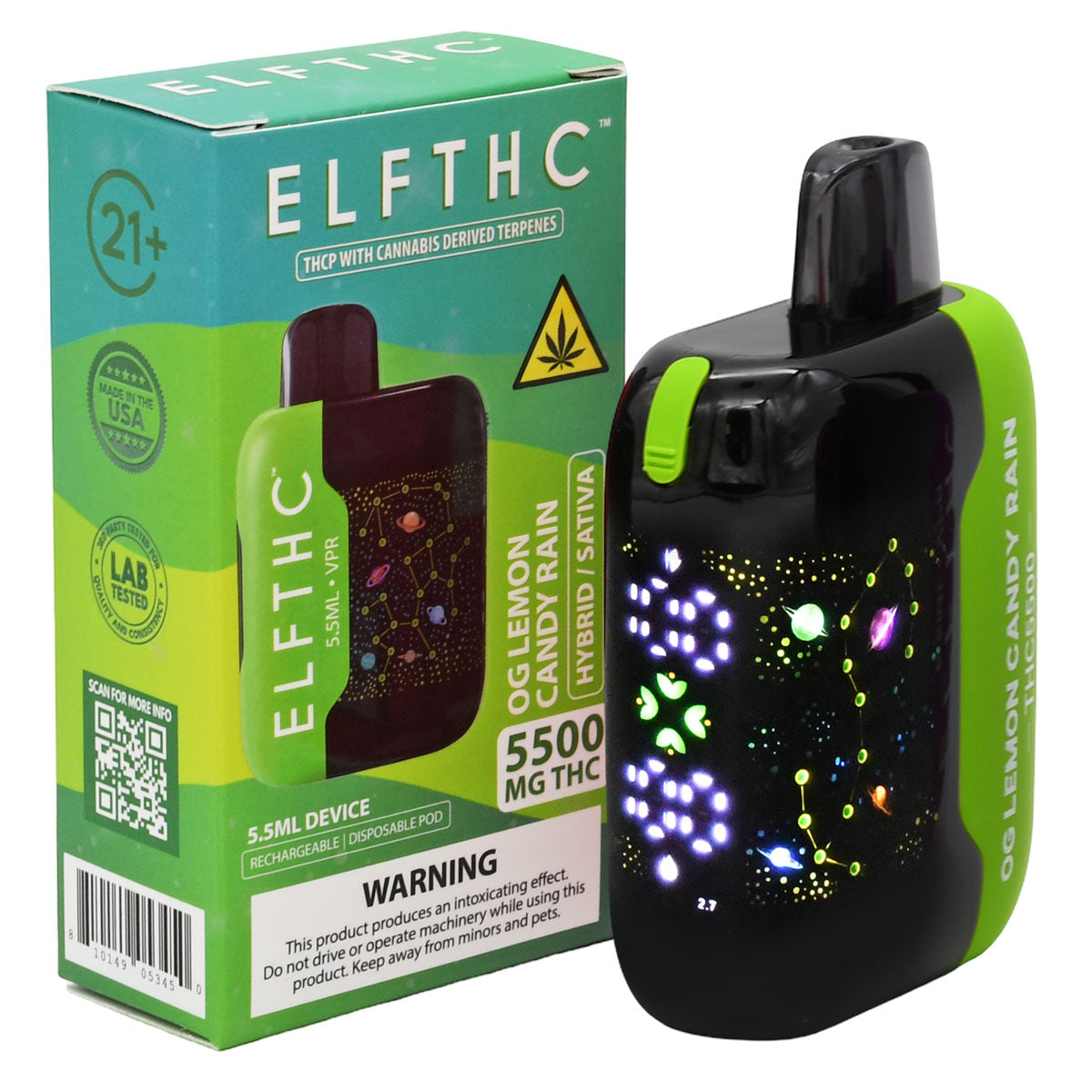 Elf THC Vape 5500 - 5 PACK