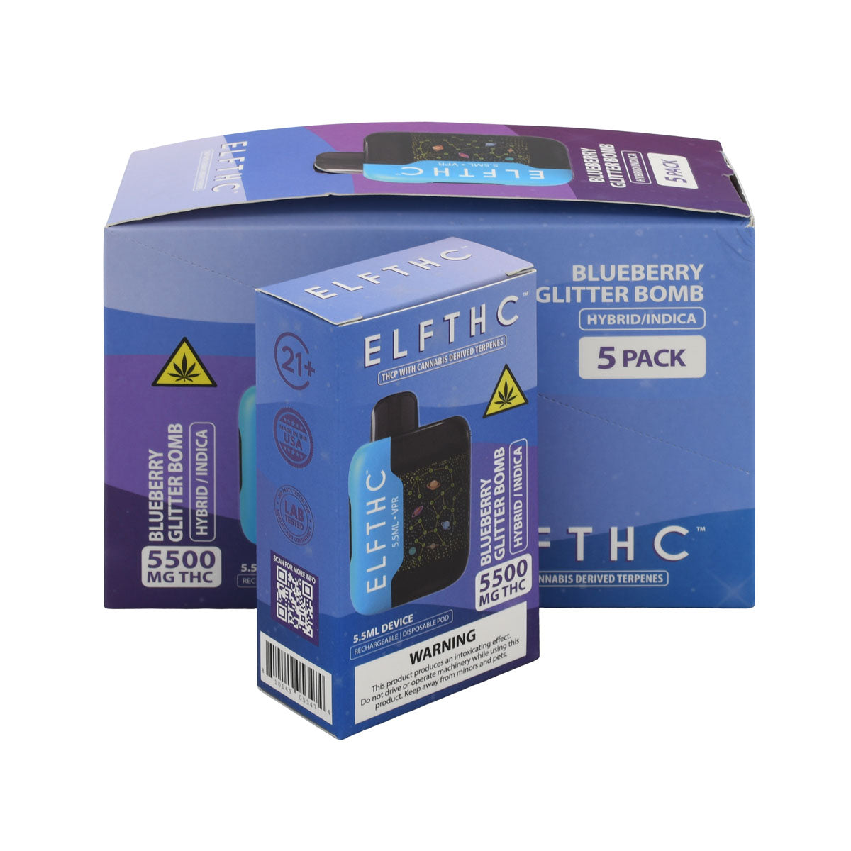 Elf THC Vape 5500 - 5 PACK