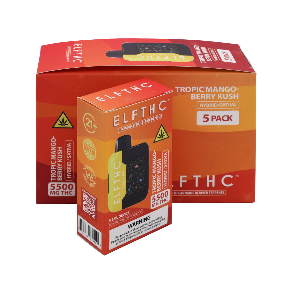 Elf THC Vape 5500 - 5 PACK