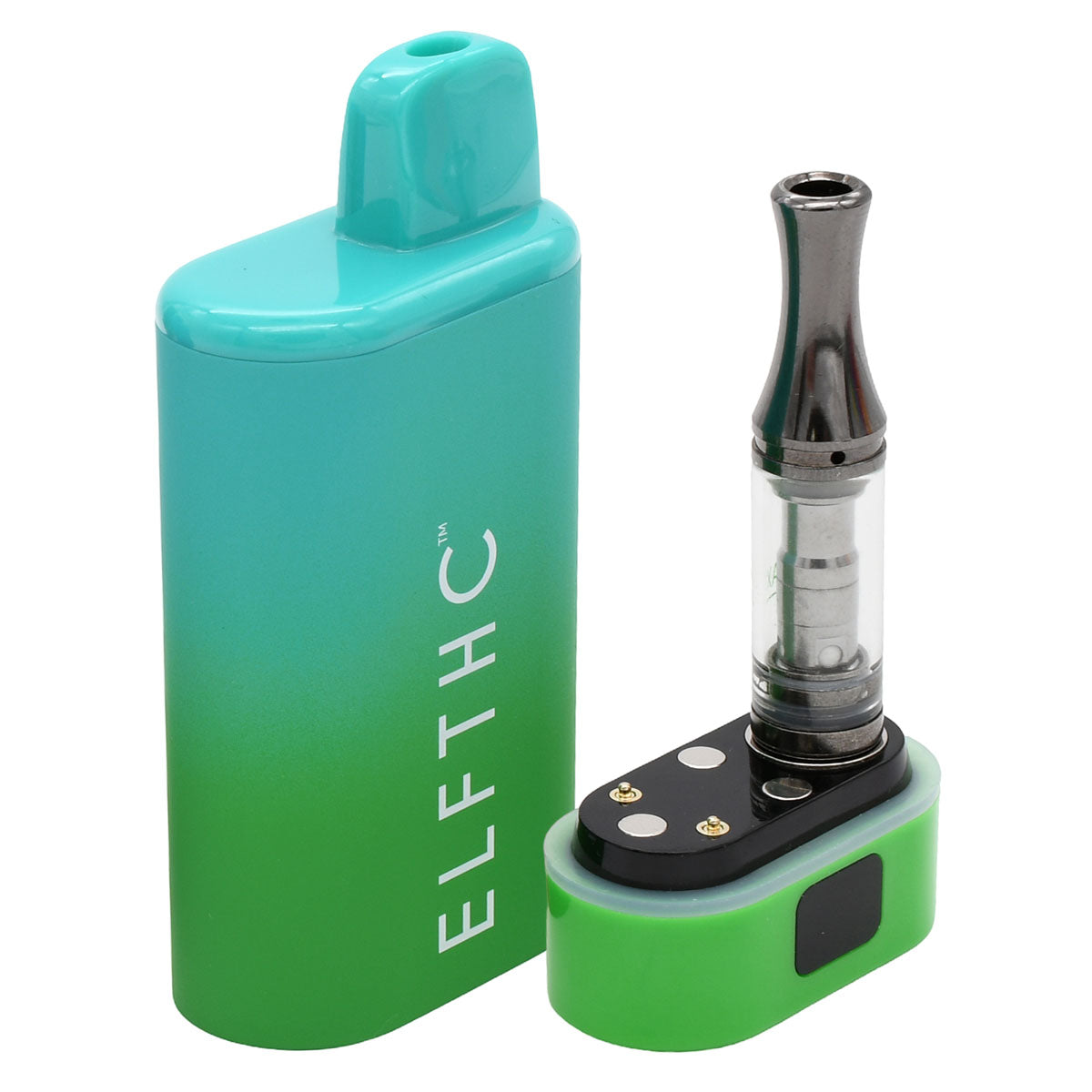 Elf THC Cartridge Battery - Aqua / Green