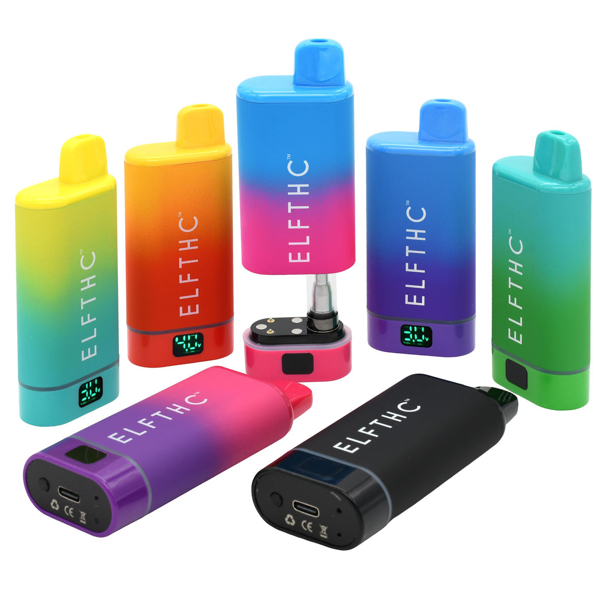 Elf Box Concealer THC Cartridge Battery