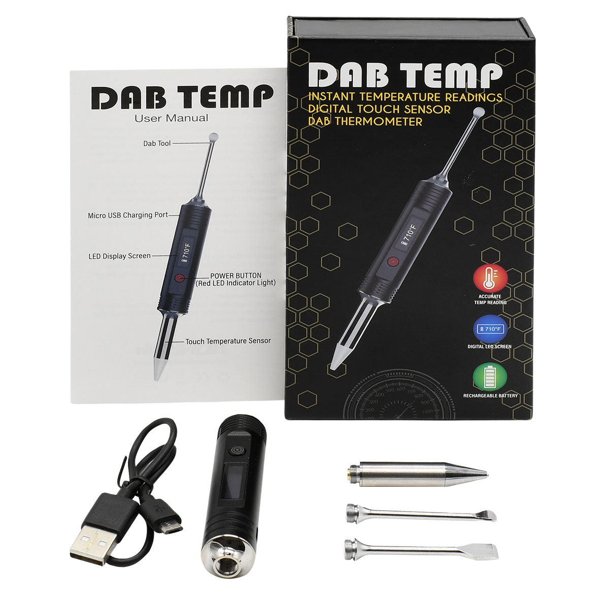HoneyStick Dab Temp Kit Elements