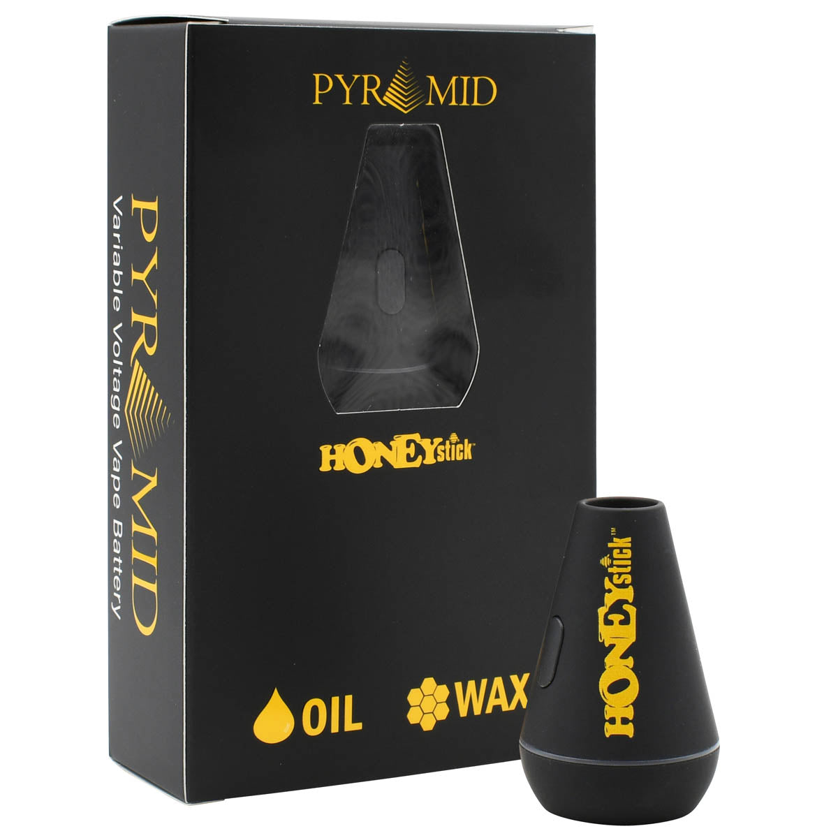 Pyramid Cart Pen Vape Battery by HoneyStick