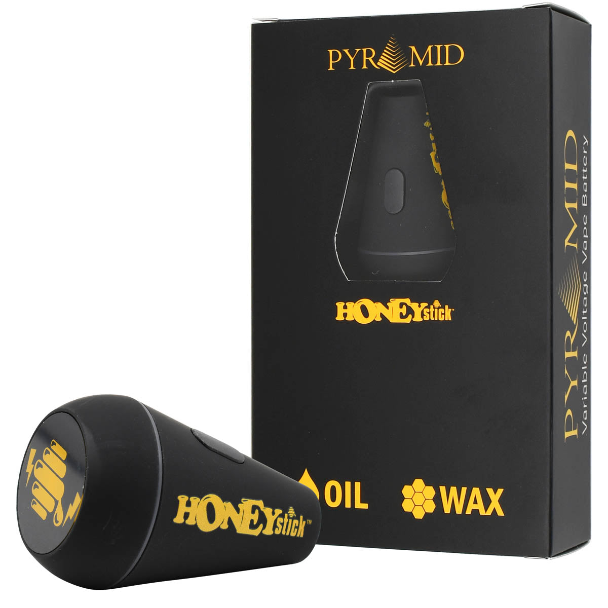 Pyramid Cart Pen Vape Battery by HoneyStick