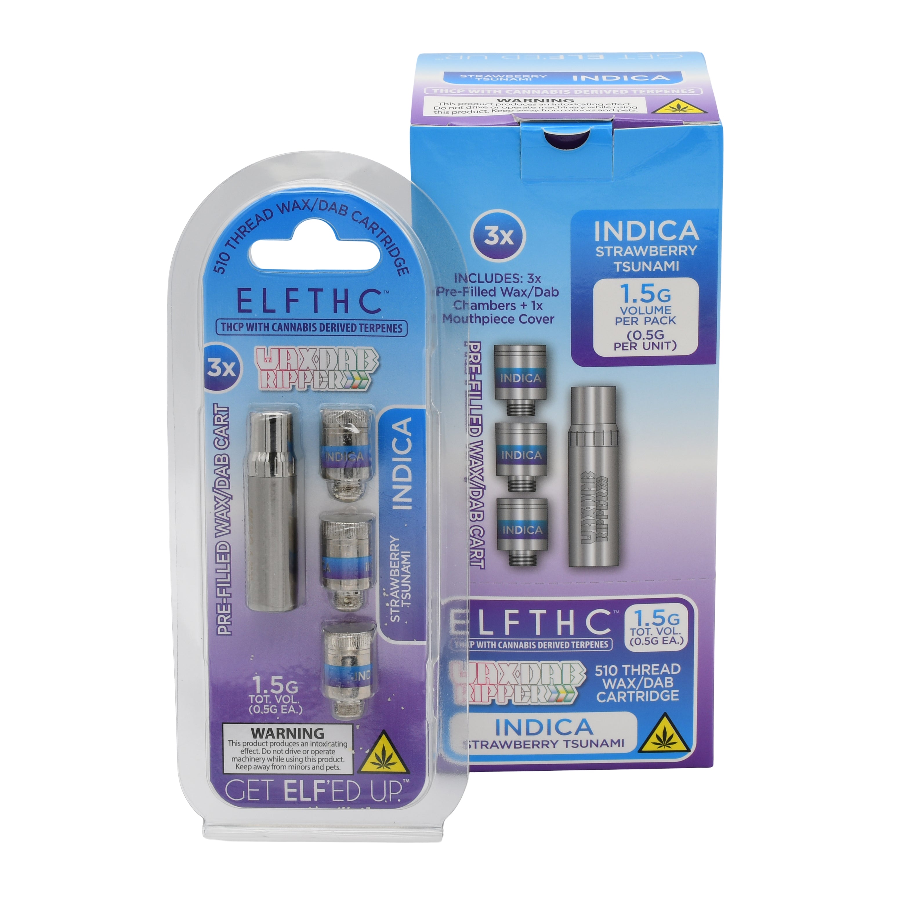 Elf THC Ripper Prefilled Dab Cartridge - 5 PACK