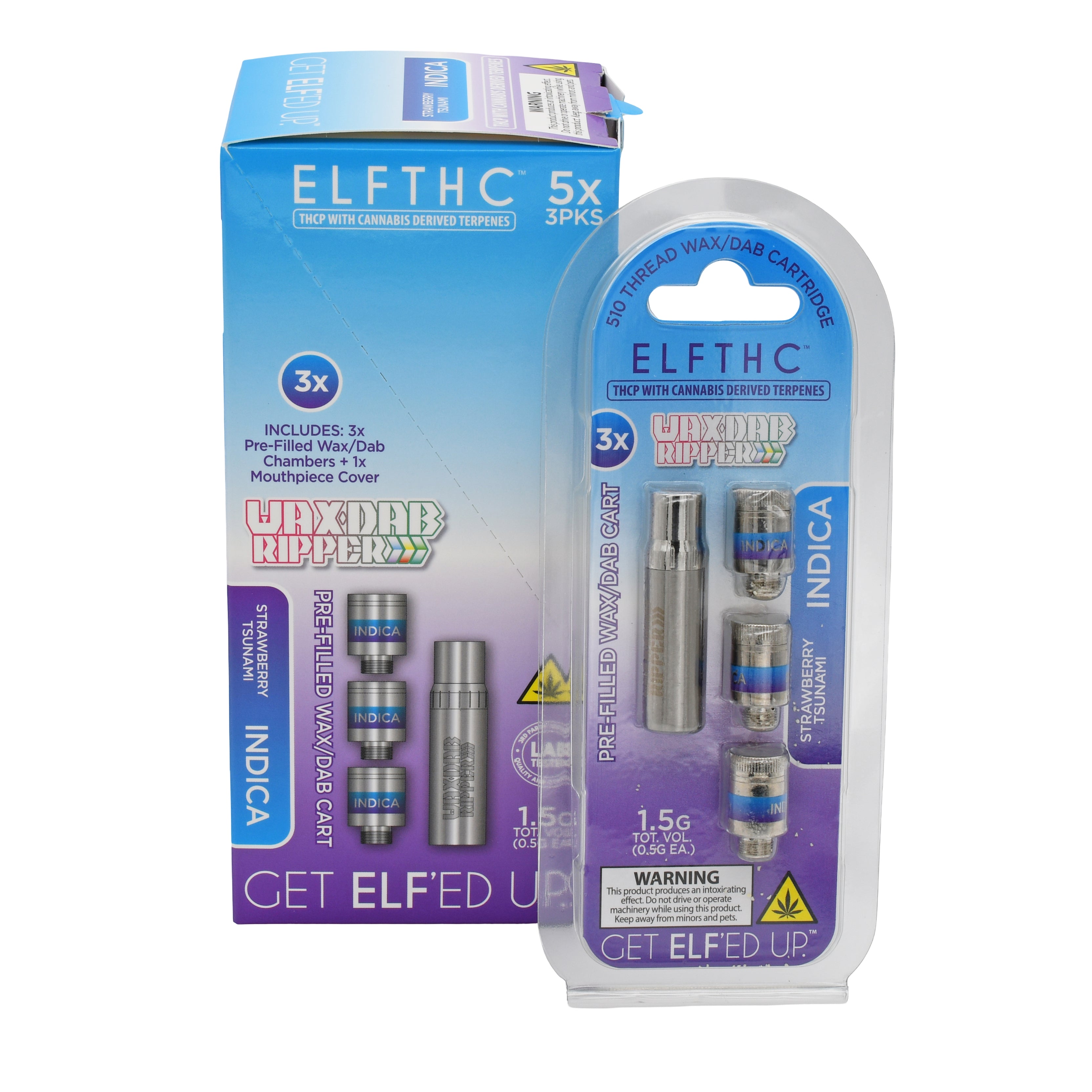Elf THC Ripper Prefilled Dab Cartridge - 5 PACK