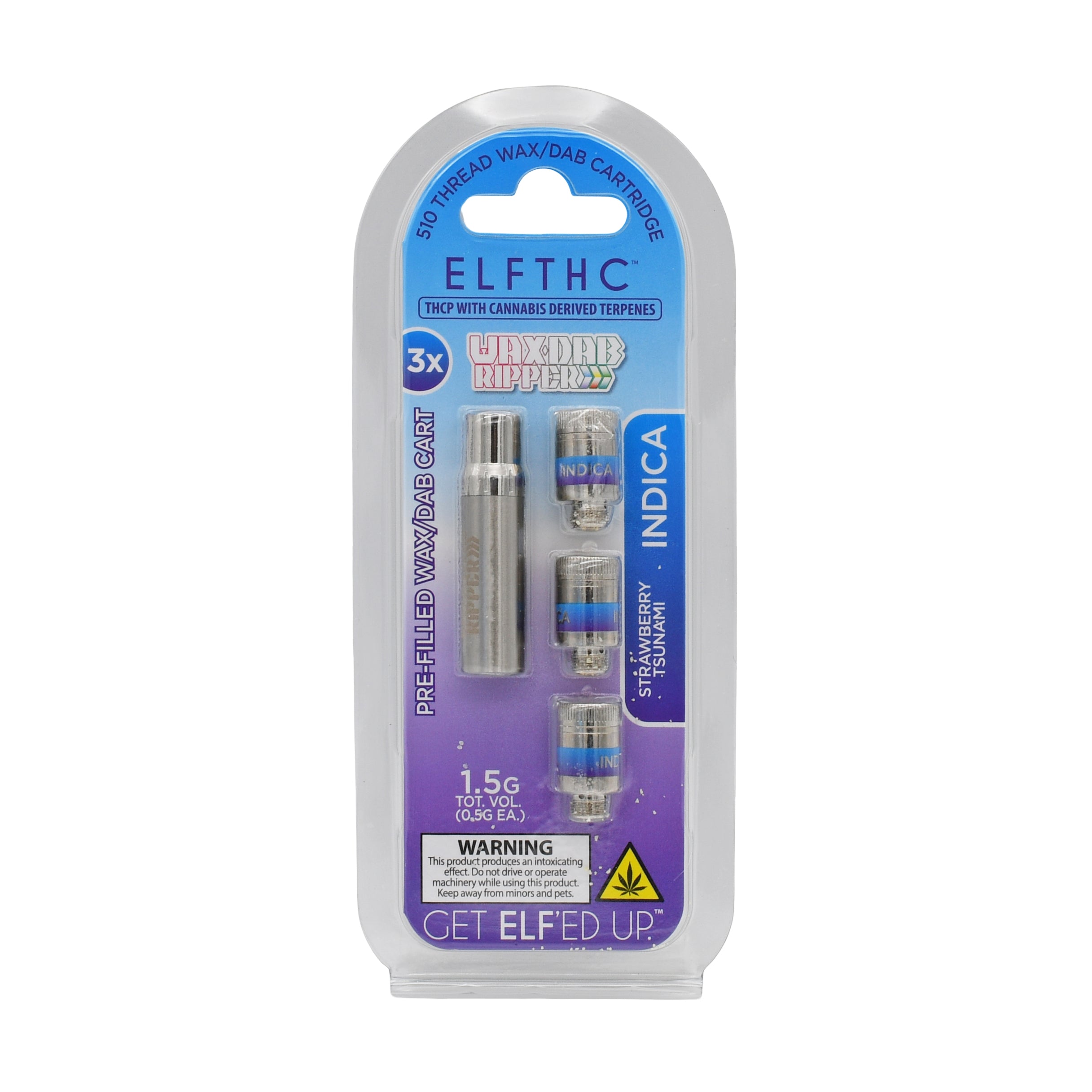 Elf THC Ripper Prefilled Dab Cartridge - 5 PACK
