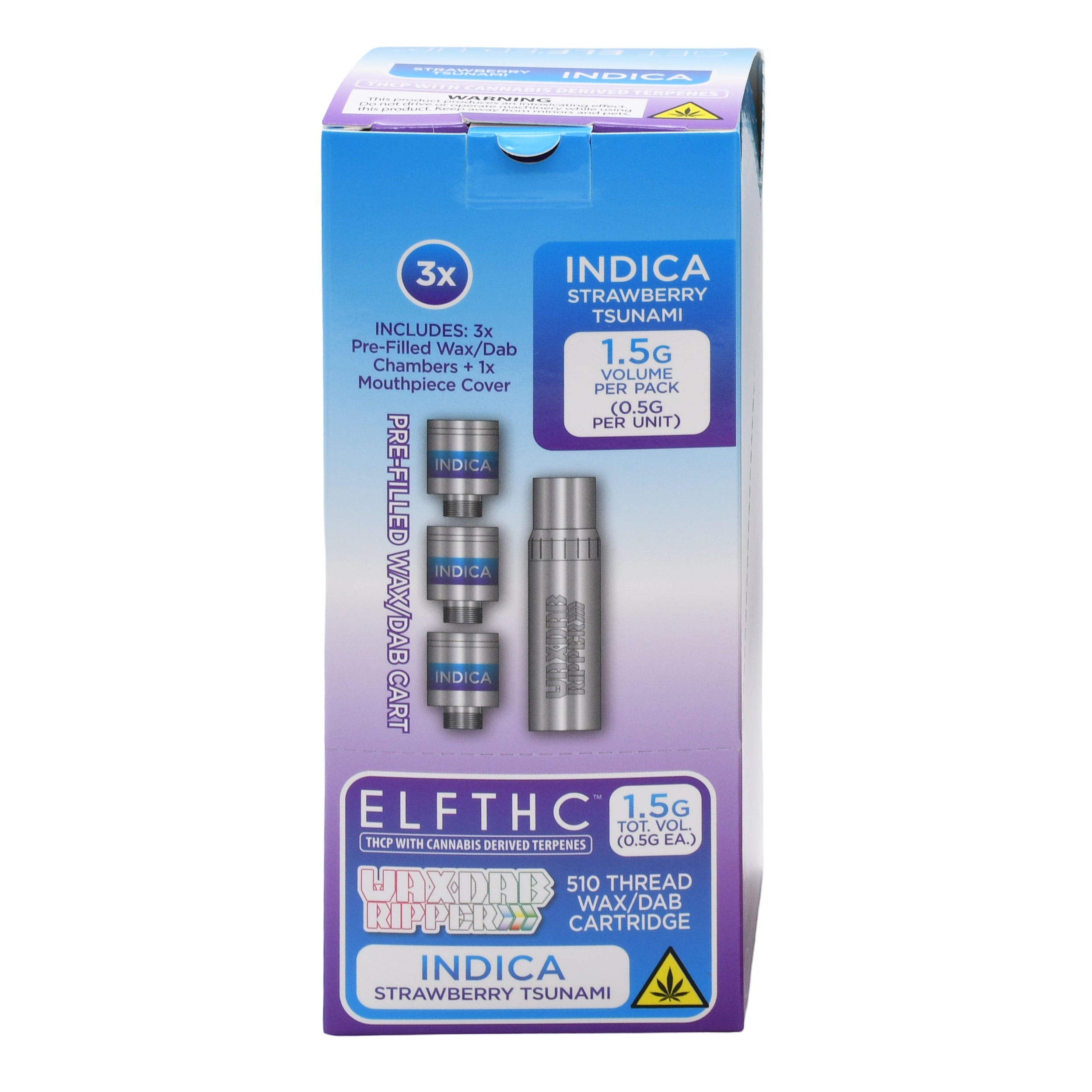 Elf THC Ripper Prefilled Dab Cartridge - 5 PACK