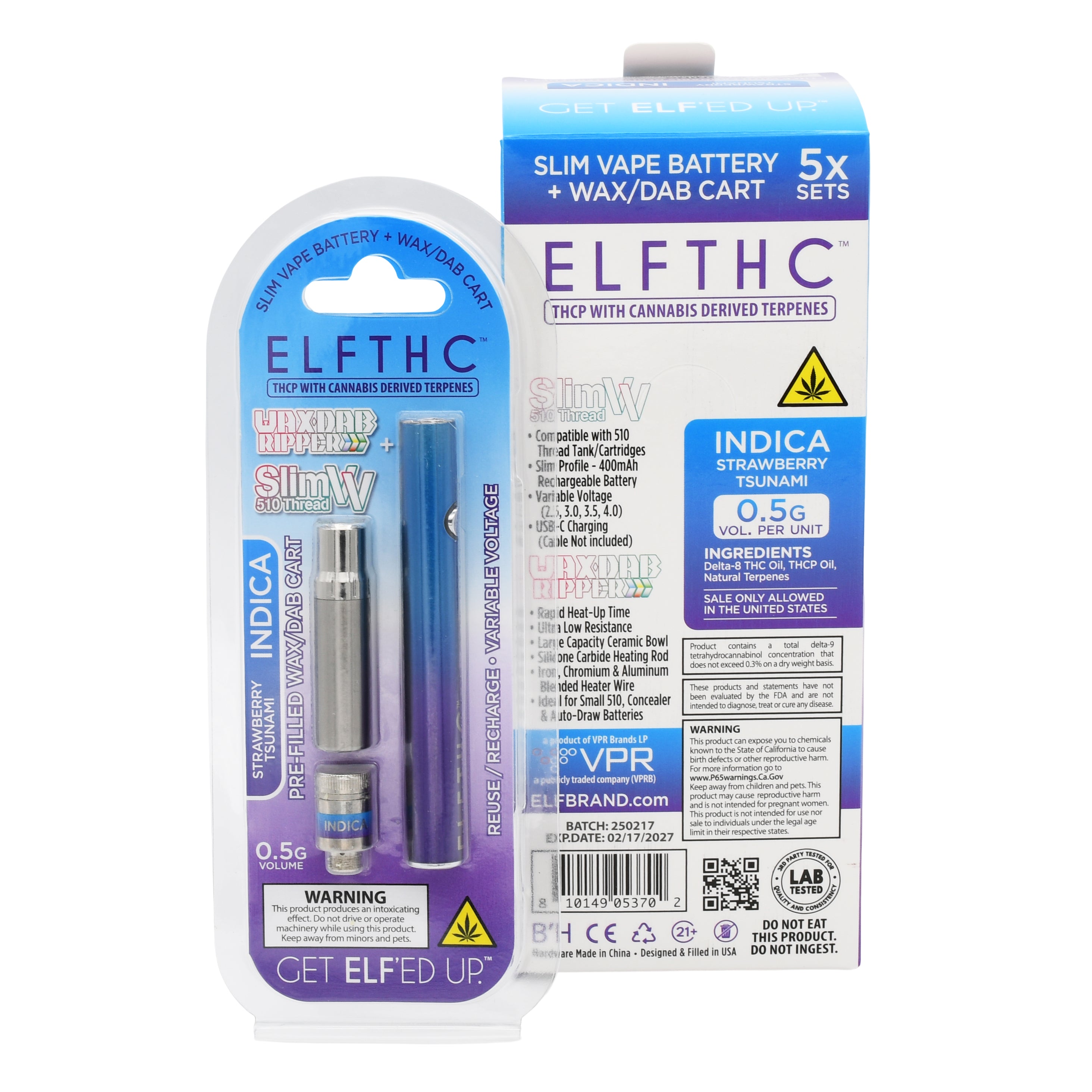 Elf THC Slim VV Dab Pen - 5 PACK