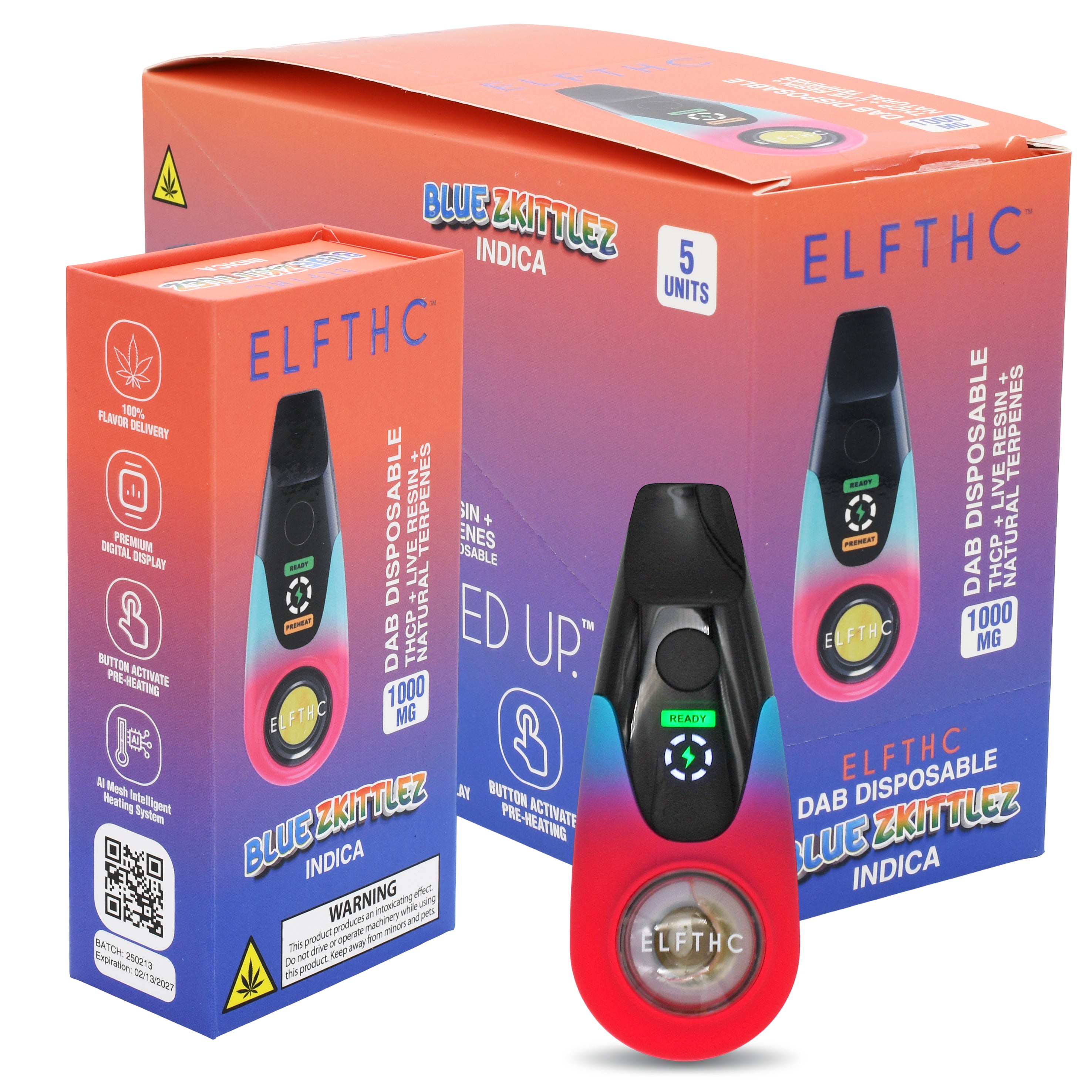 Elf THC Dab Pipe - 5 PACK