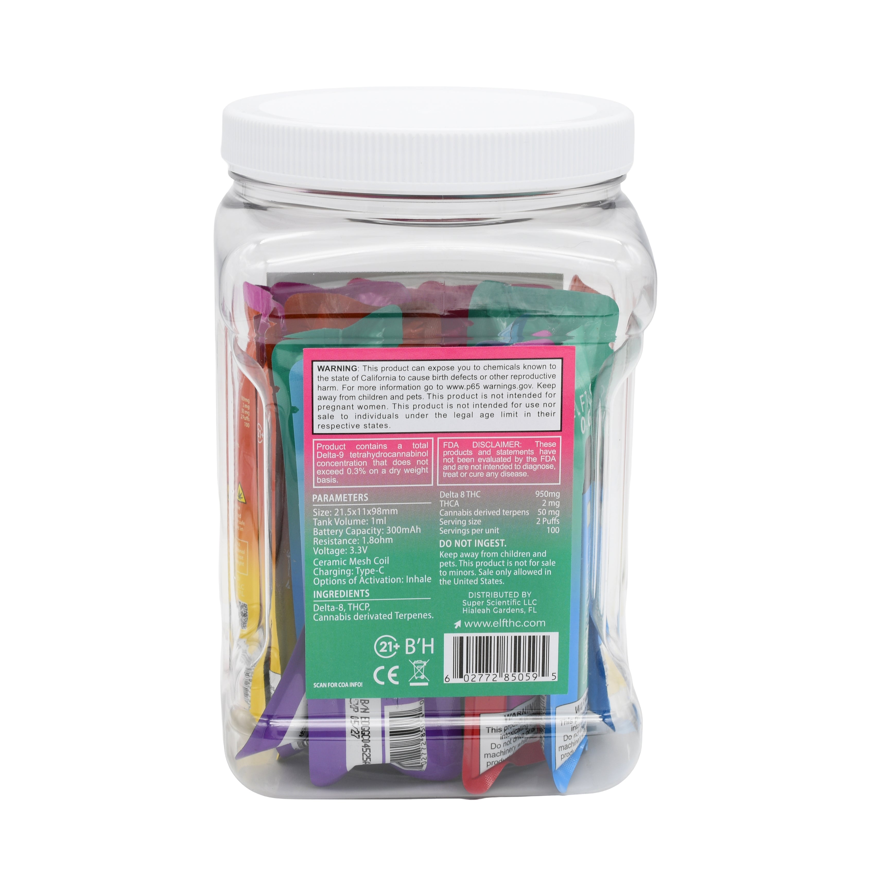 Elf THC 1G Vape 15 PACK